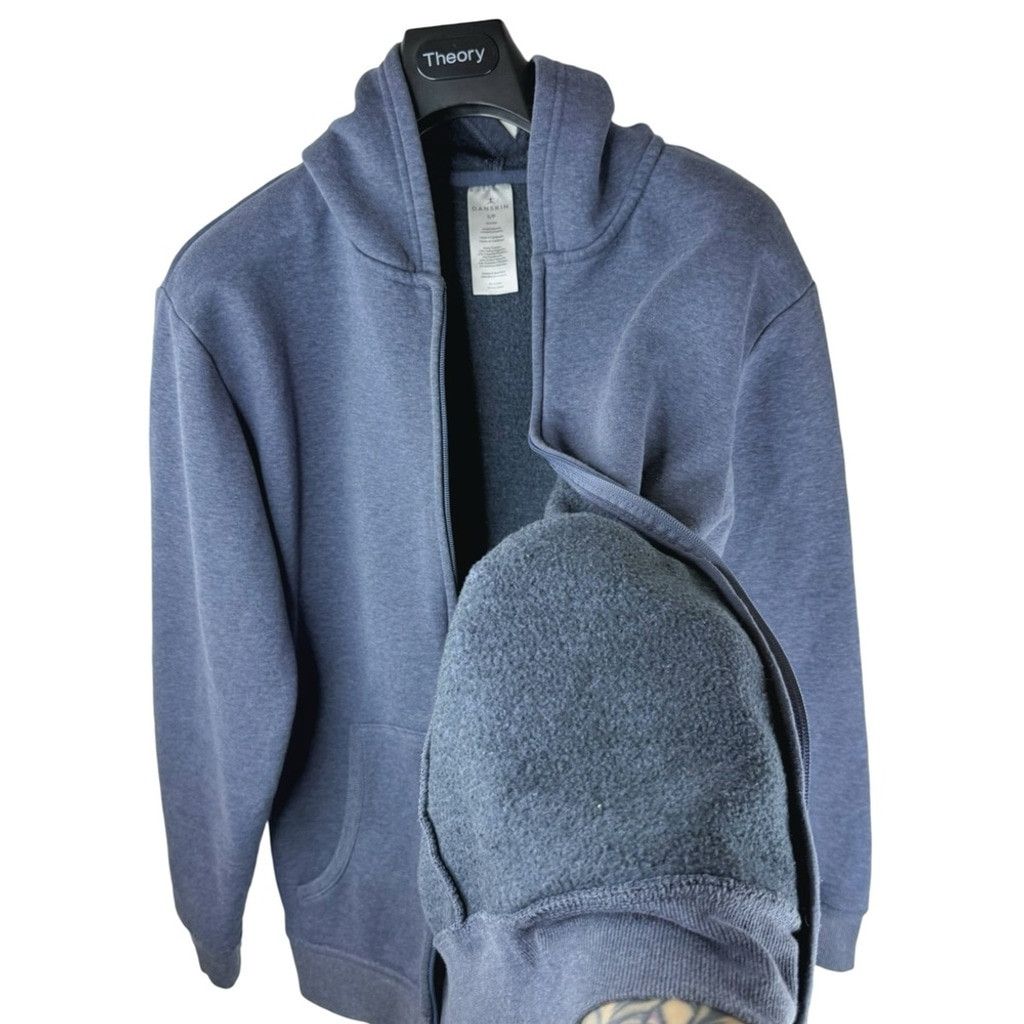 Other DANSKIN Women's Full Zip Muted Blue Athleisure Hoodie Size S Size S / US 4 / IT 40 - 6 Thumbnail