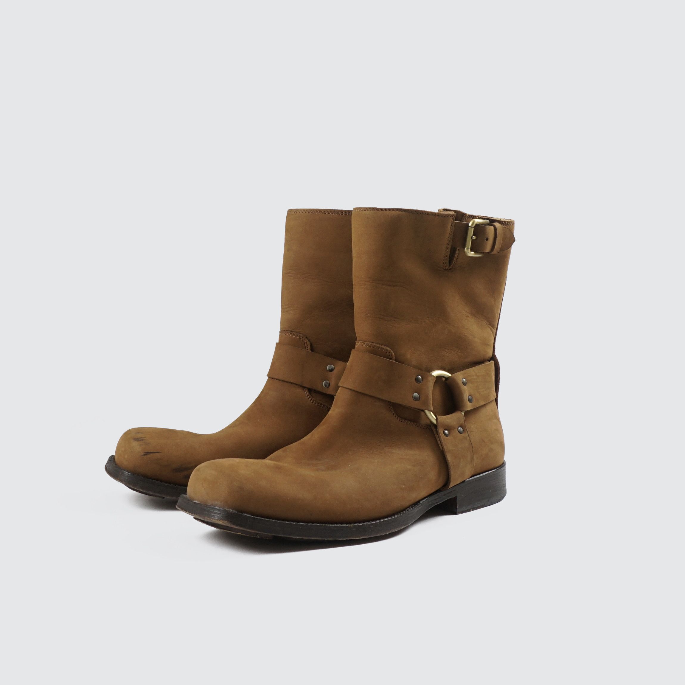 Dolce & Gabbana Dolce&Gabbana Suede Biker Boots Size US 7 / EU 40 - 1 Thumbnail