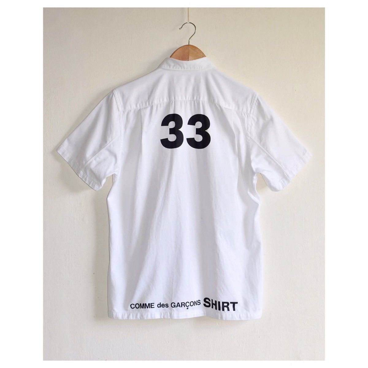 Comme des Garcons SHIRT COMME des GARÇONS SHIRT white short sleeves shirt Size US M / EU 48-50 / 2 - 1 Thumbnail