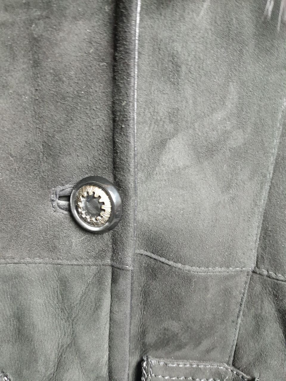 Other Luxury Black Shearling Coat with Genuine Fox Fur Collar Size M / US 6-8 / IT 42-44 - 14 Thumbnail