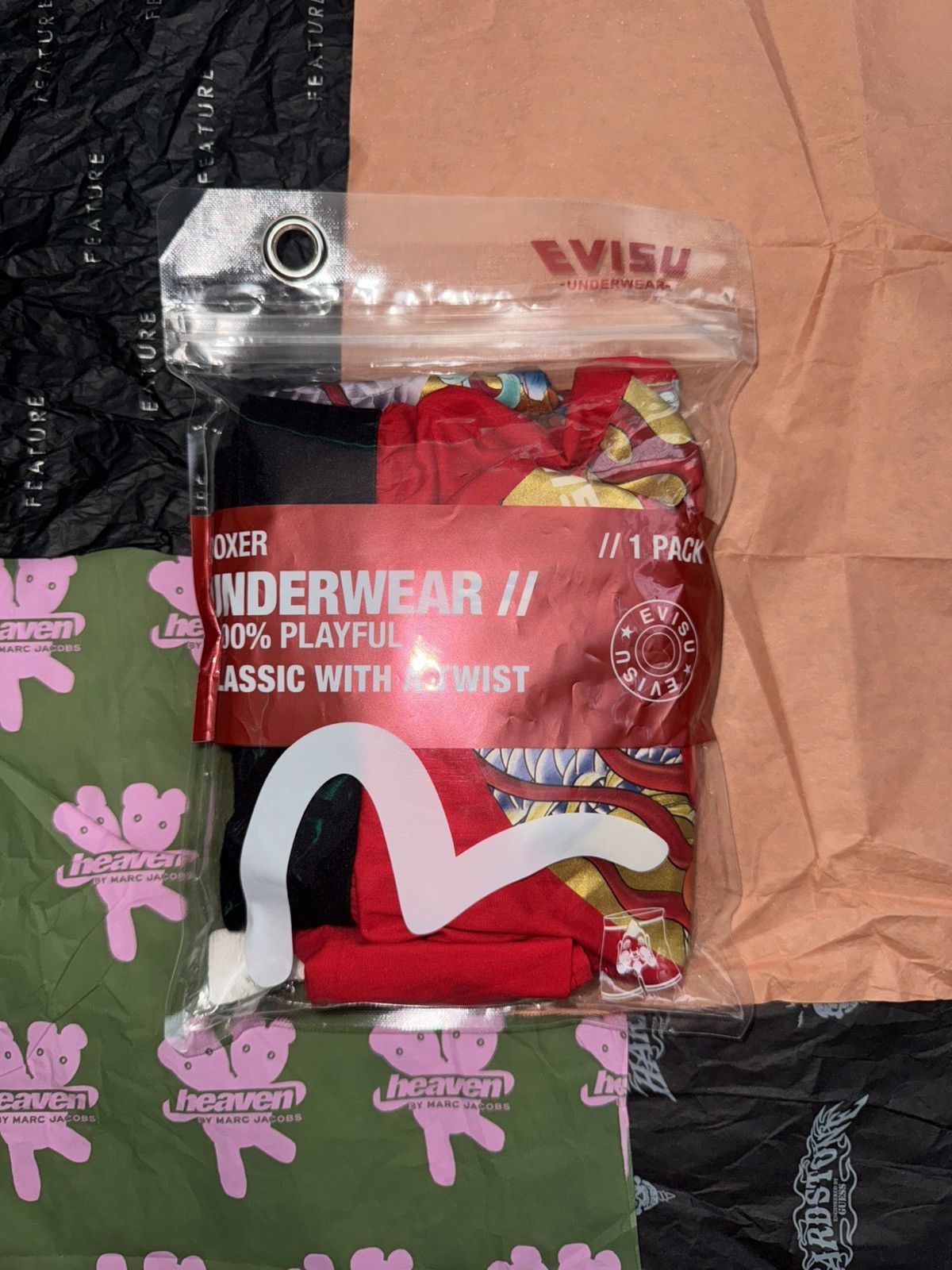 Evisu EVISU BOXERS UNDERWEAR - Custom RARE Size 34 - 1 Thumbnail
