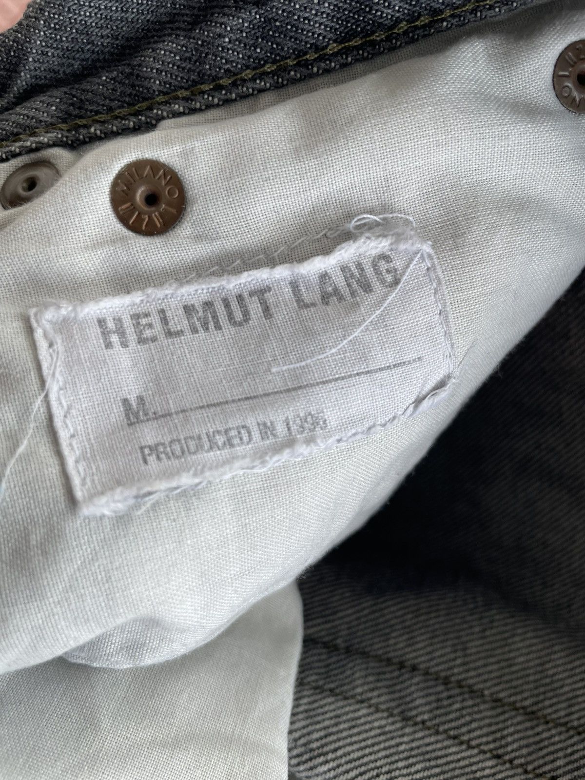 Helmut Lang Vintage 90s Helmut Lang Jeans Size US 27 - 10 Thumbnail