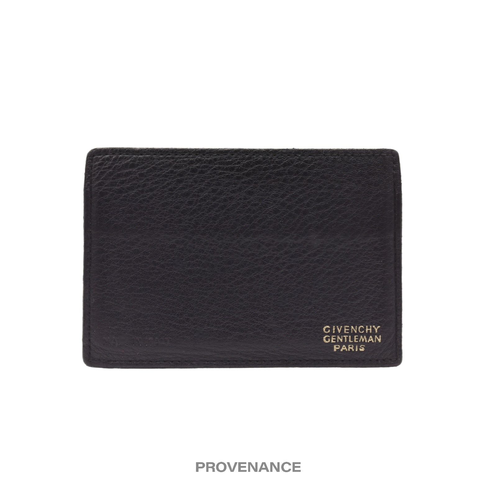 Givenchy 🔴 Givenchy Logo Gentleman Card Holder - Black Leather Size ONE SIZE - 2 Thumbnail