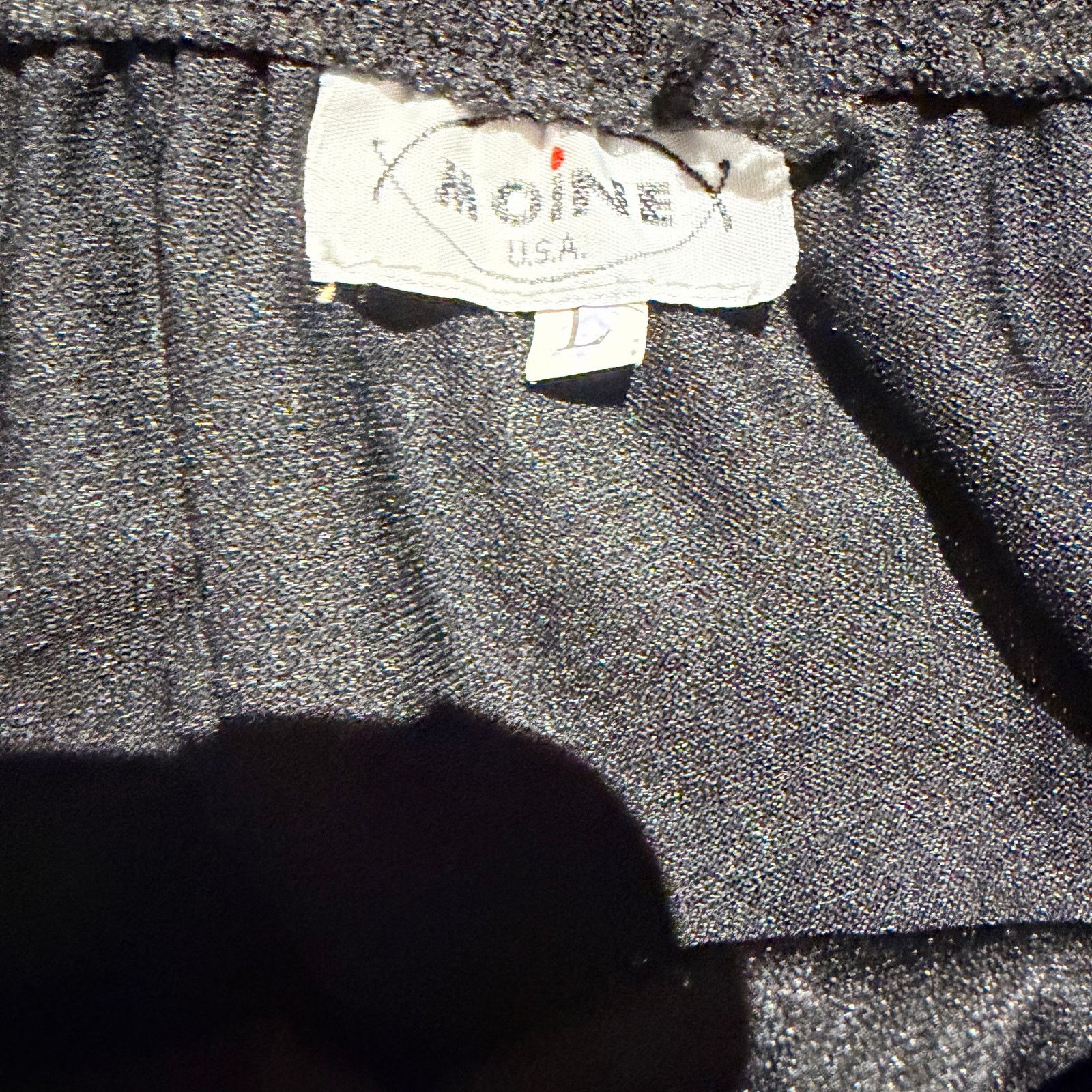 Other Vintage Black Lace Skirt Size 34" / US 12 / IT 48 - 3 Thumbnail