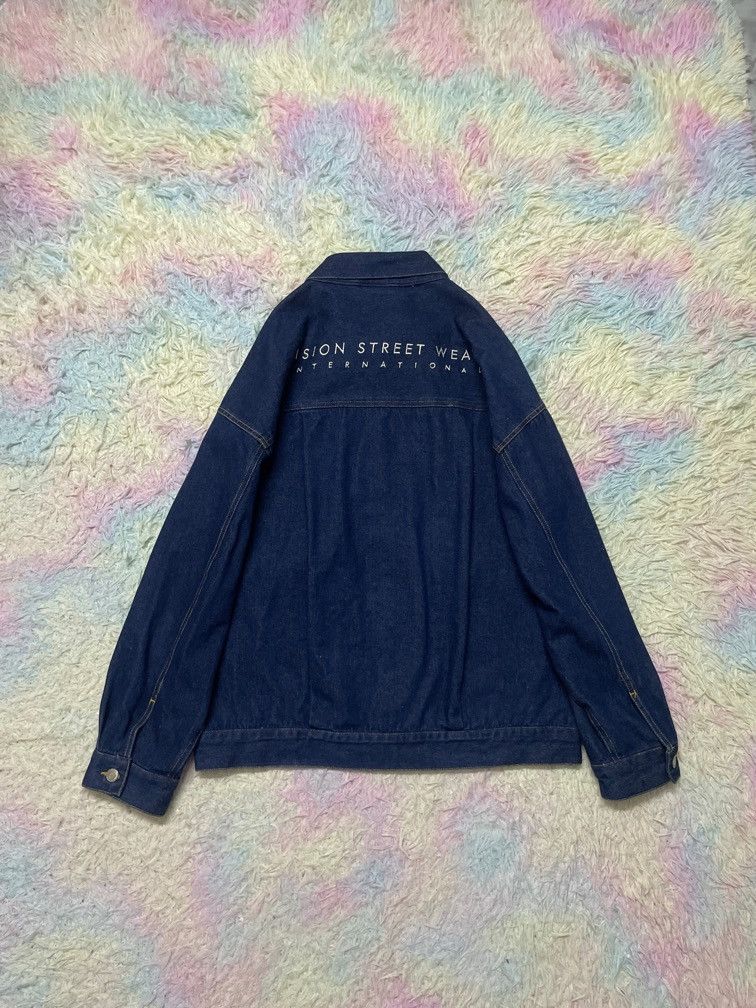 Vintage × Vision Streetwear Vision Streetware Denim Jacket Size US L / EU 52-54 / 3 - 3 Thumbnail