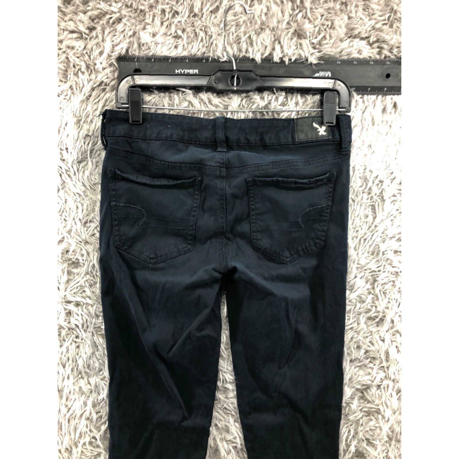 American Eagle Outfitters American Eagle Outfitters Jegging Size 4 Womens Dark Wash Blue Jeans Size 27" / US 4 / IT 40 - 7 Thumbnail