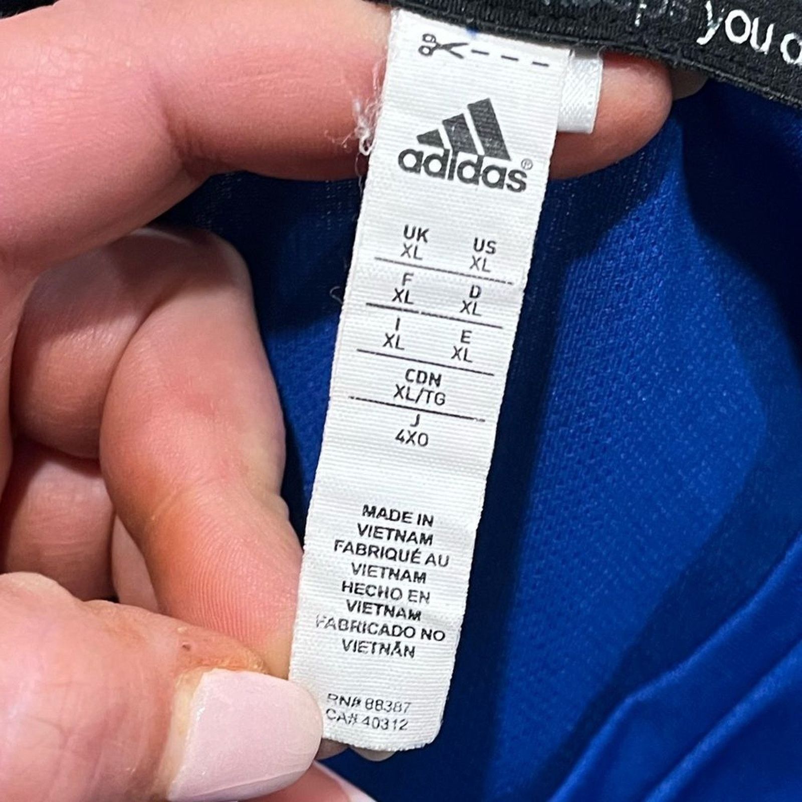 Adidas Adidas Crewneck T-Shirt Short Sleeve Pullover Athletic Fit Size US XL / EU 56 / 4 - 3 Thumbnail