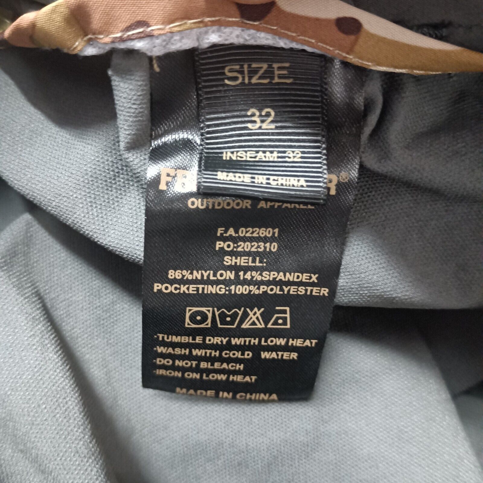 & Other Stories FREE SOLDIER Mens Cargo Hiking Tactical Pants Gray Sz 32x32 Size US 32 / EU 48 - 5 Thumbnail