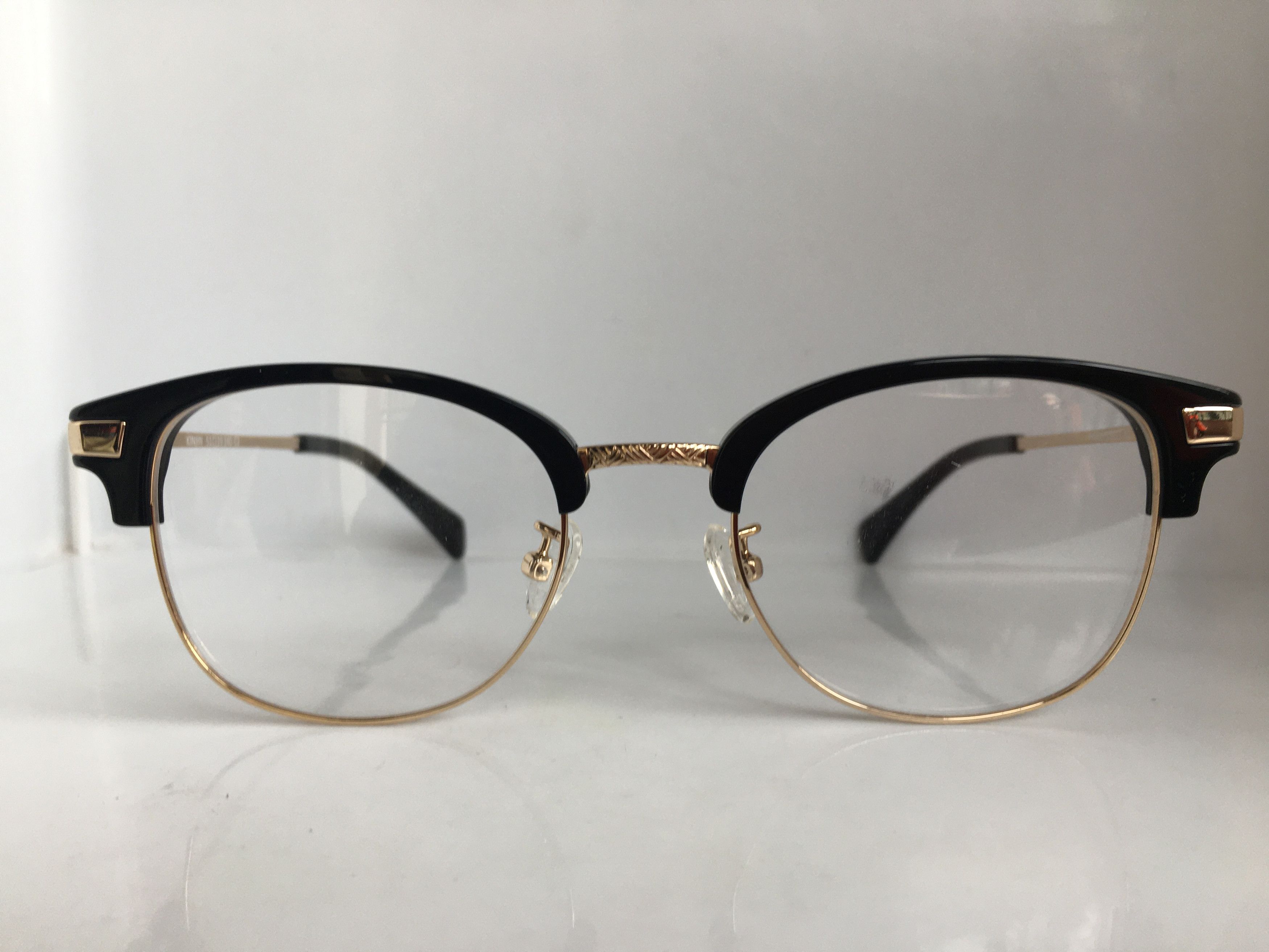 Other Eyebuydirect Malcolm X Black Gold Eyeglasses Frame Size ONE SIZE - 1 Thumbnail