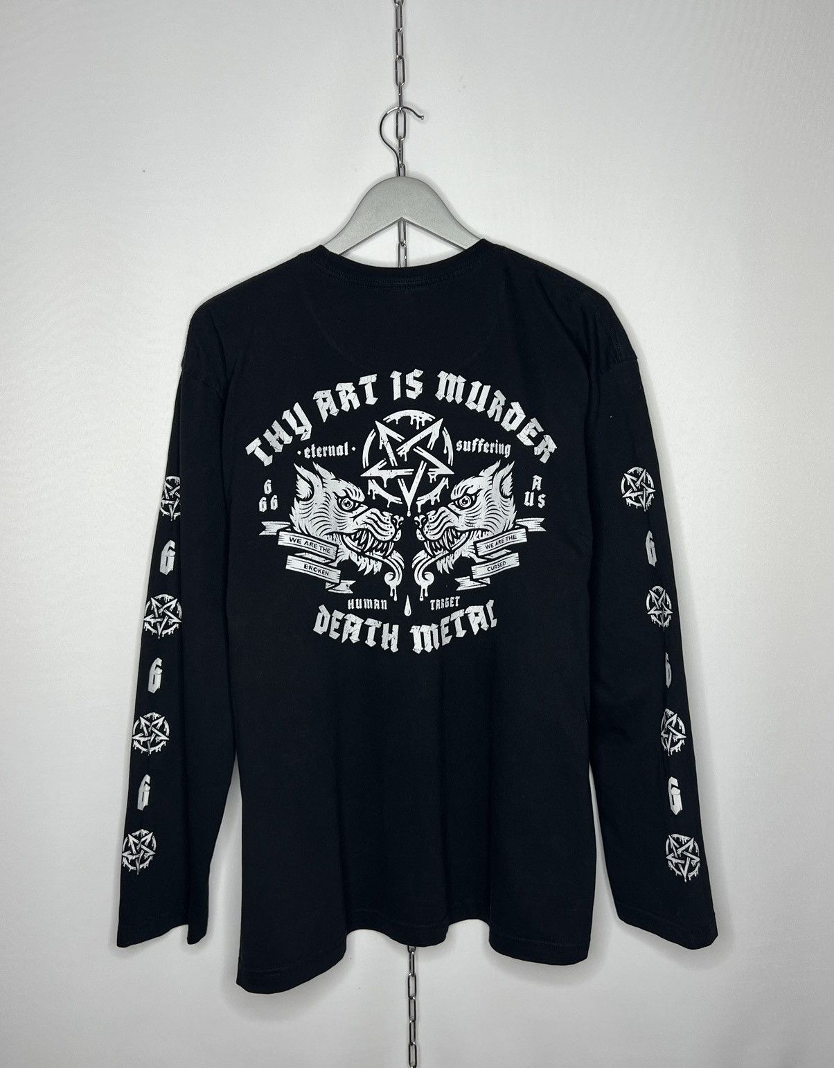 Other 🎸Vintage Thy Art Is Murder Rock Band Tee Shirt Long Sleeve 🎸 Size US XXL / EU 58 / 5 - 1 Thumbnail