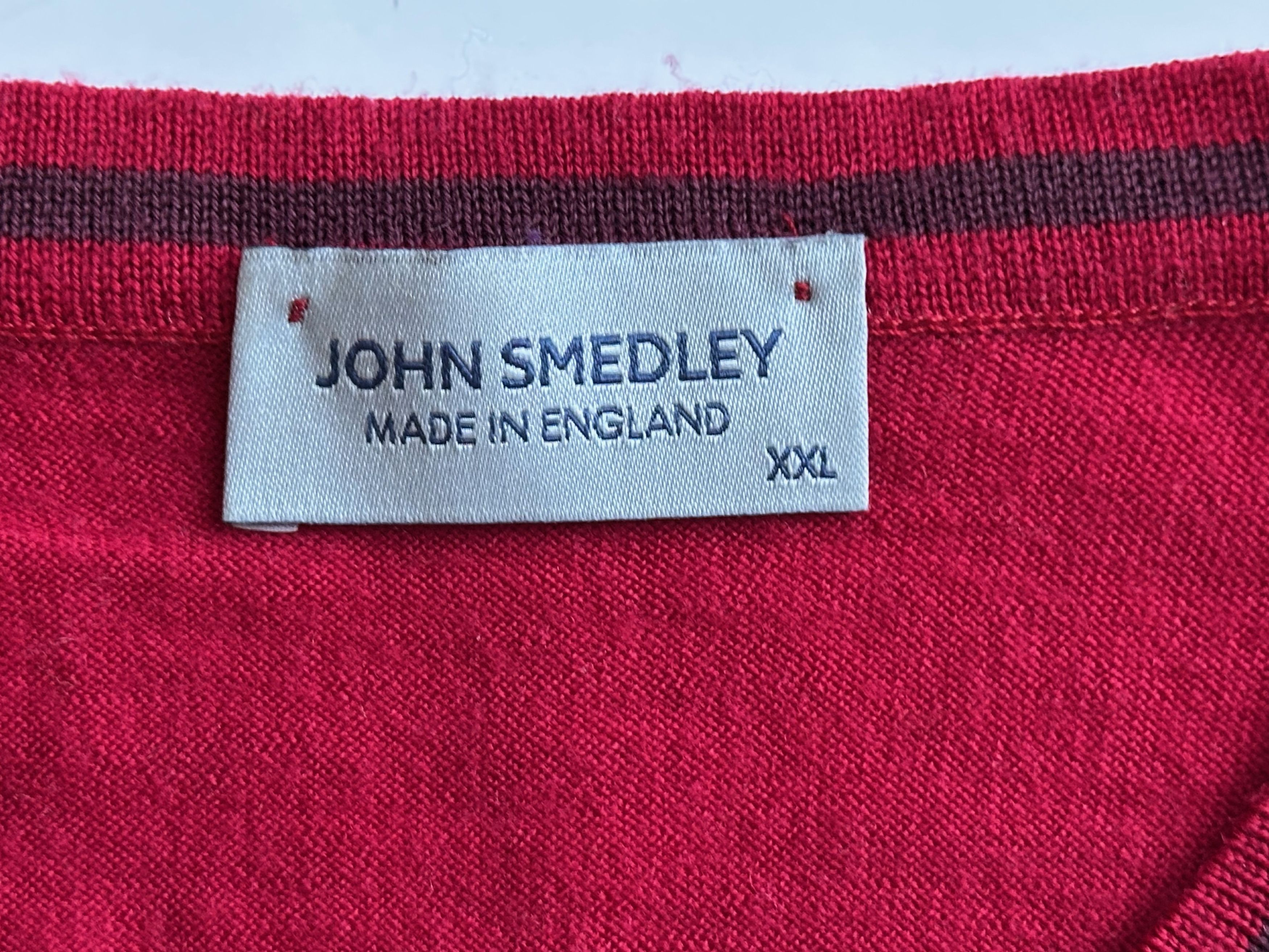 John Smedley John Smedley Turnbull Wool Jumper - Contour Red - XXL Size US XXL / EU 58 / 5 - 3 Thumbnail