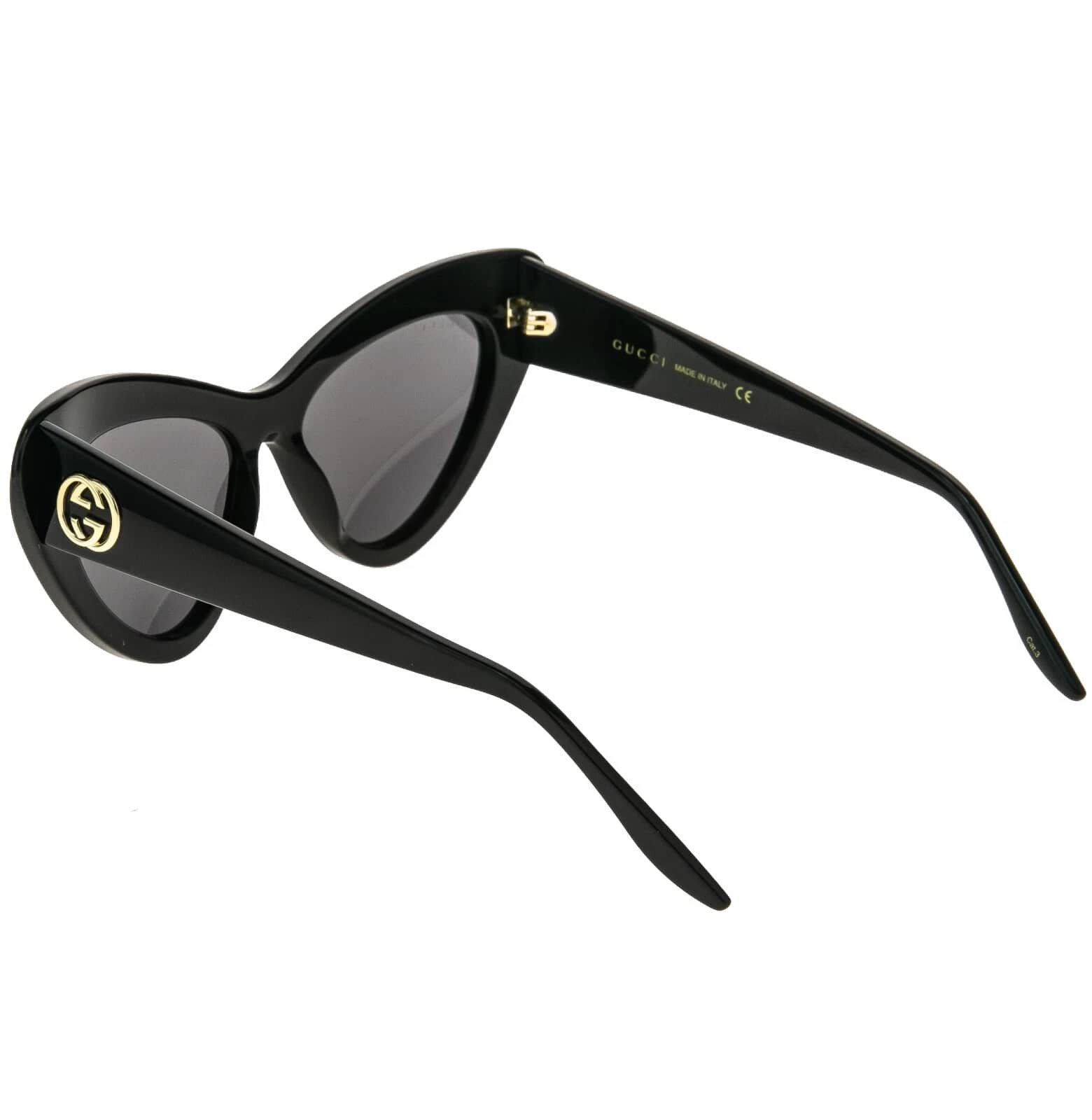 Gucci GUCCI Gg0895s 0895 Black Cat Eye Runway 001 Retro Fashion Size ONE SIZE - 9 Thumbnail