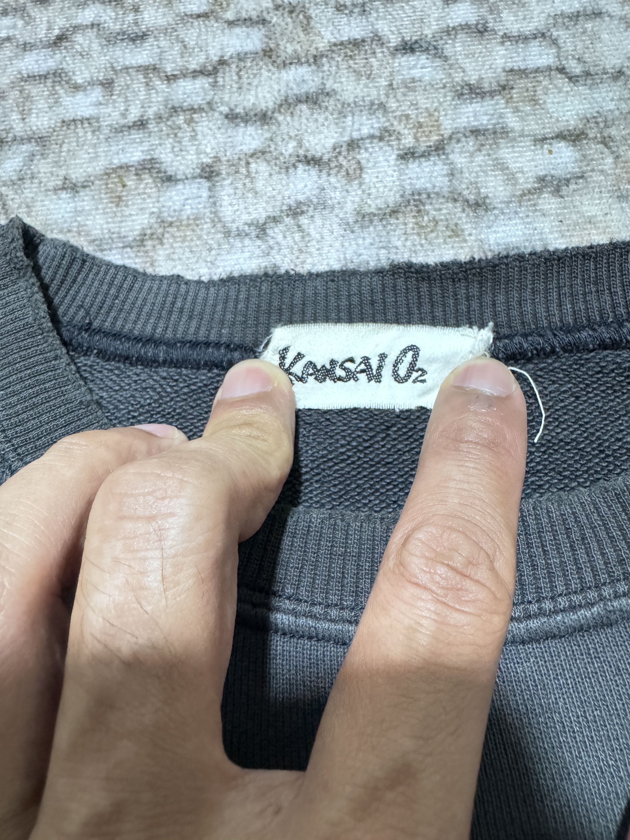 Kansai Yamamoto 2 Lot Vintage Kansai O2 Kansai Yamamoto Sweatshirt Sun Faded Size US M / EU 48-50 / 2 - 7 Thumbnail