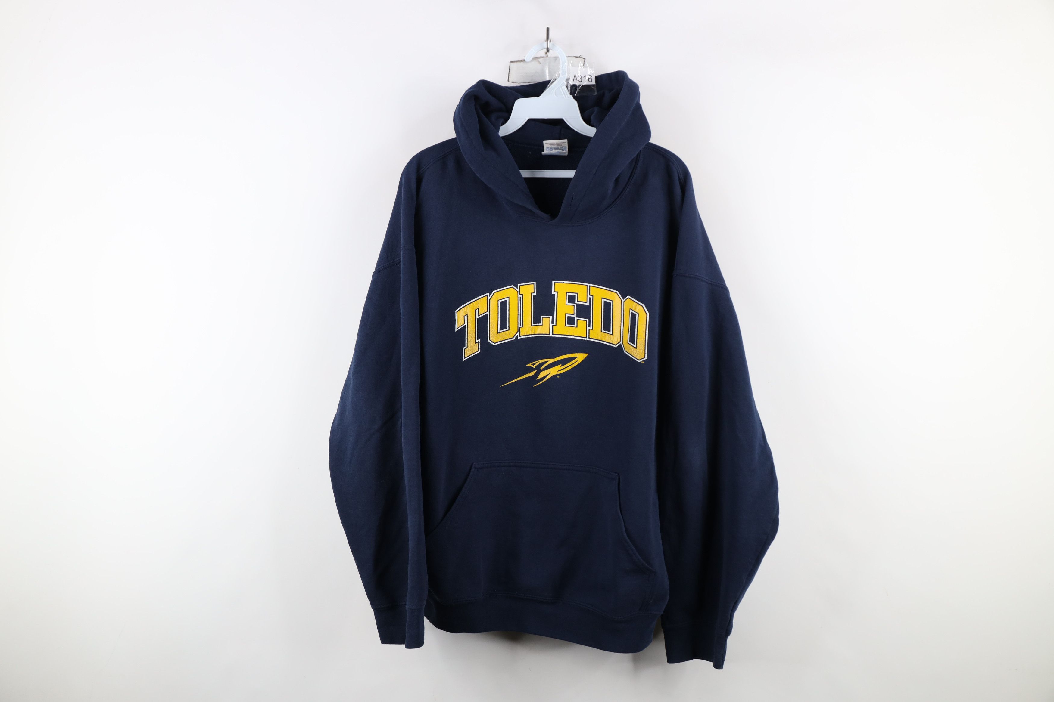 Vintage 90s Y2K Spell University of Toledo Rockets Hoodie