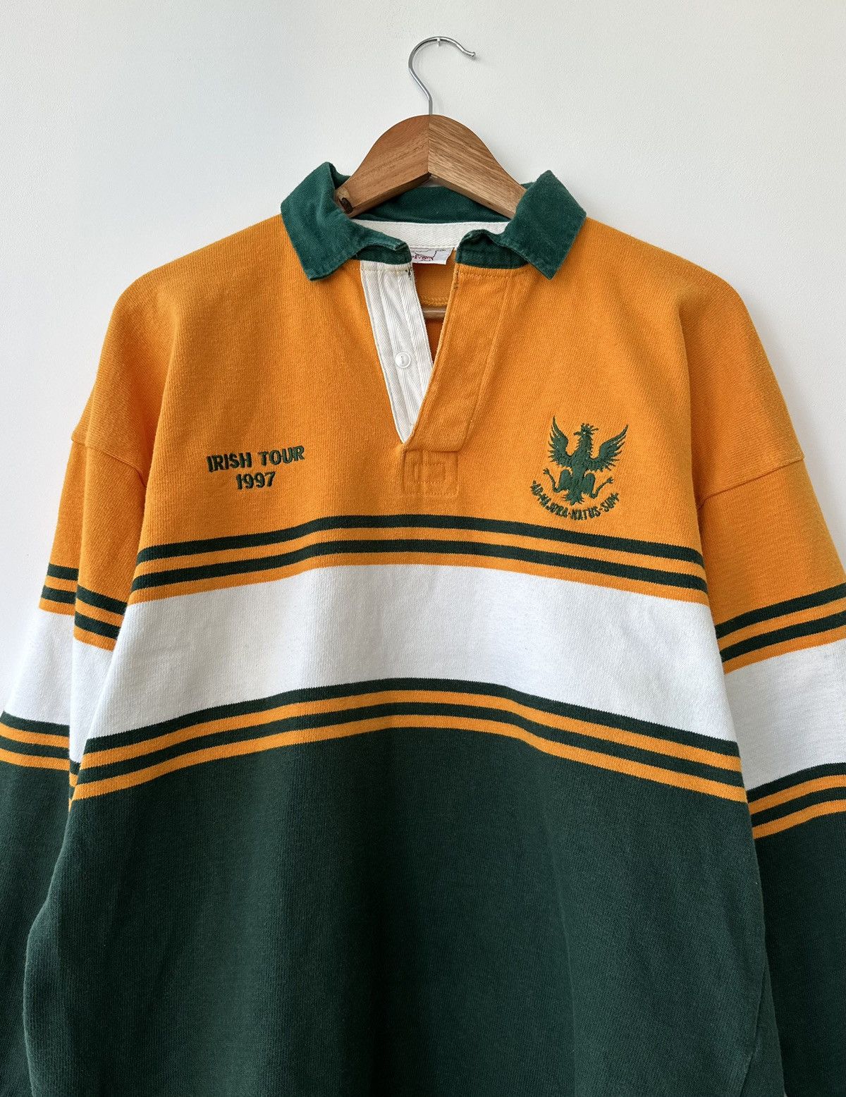 Vintage Irish Tour 1997 Rugby Peveril Sweater Shirt Long Sleeve XL Size US XL / EU 56 / 4 - 3 Thumbnail