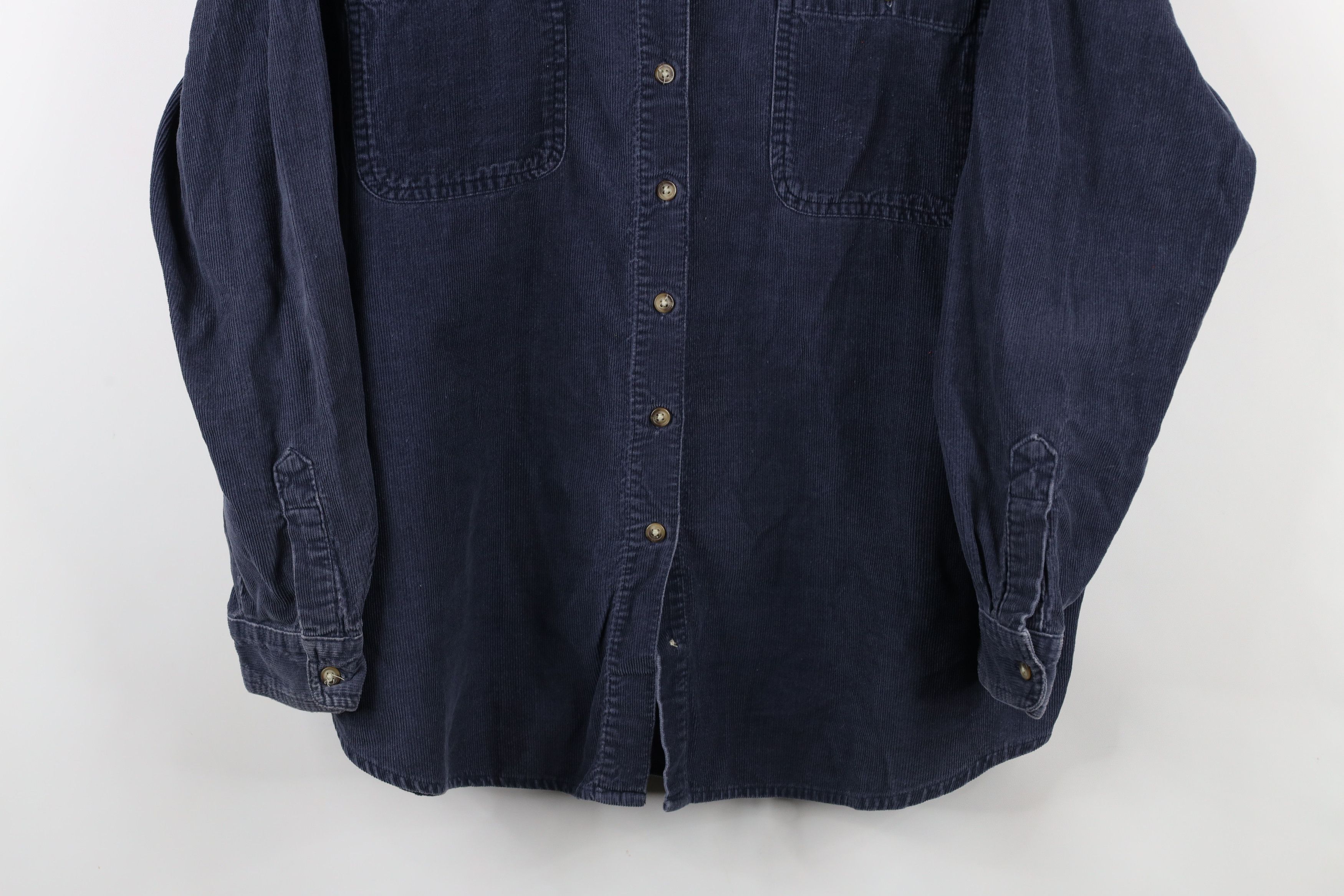 Disney × Vintage Vintage 90s Disney Mickey and Friends Corduroy Button Shirt Size XXL / US 16-18 / IT 52-54 - 3 Thumbnail