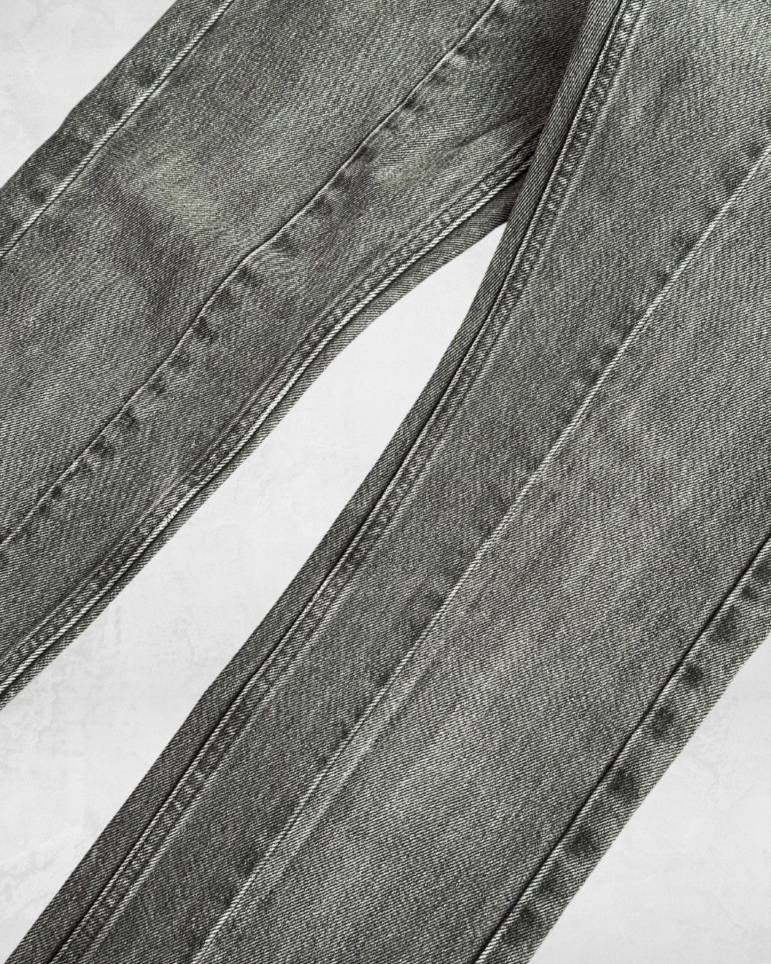 Miu Miu × Prada 1990s Deconstructed Dark Wash Denim Pants Size US 31 - 4 Thumbnail