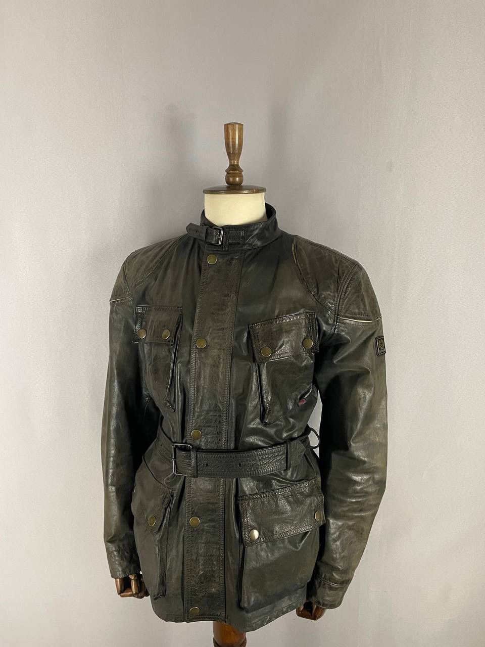 Belstaff Belstaff Leather Biker Jacket Size US XL / EU 56 / 4 - 1 Thumbnail