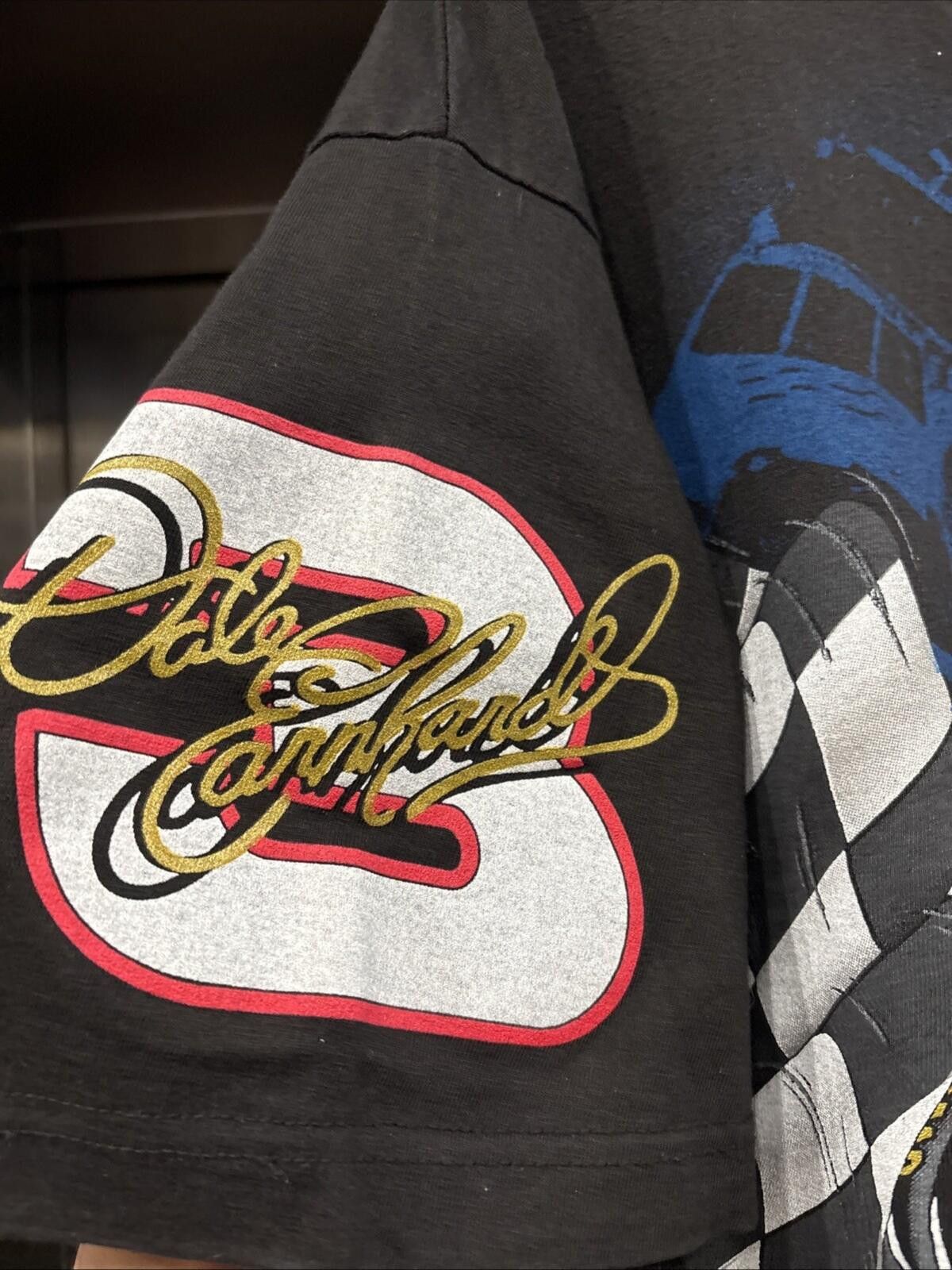 NASCAR Y2K Vintage Dale Earnhardt Winston Cup Aop t Shirt Size US M / EU 48-50 / 2 - 3 Thumbnail