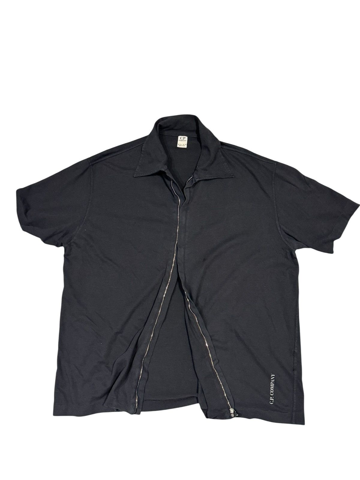 C.P. Company 🔥Archive SS/2000 CP Company Relax Zipper Polo Shirt/CP Polo Size US L / EU 52-54 / 3 - 1 Thumbnail
