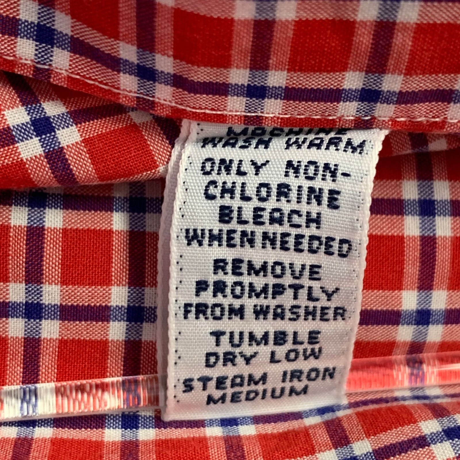 Ralph Lauren Red Blue Window Pane Cotton Button Down Long Sleeve Shirt Size US L / EU 52-54 / 3 - 5 Thumbnail