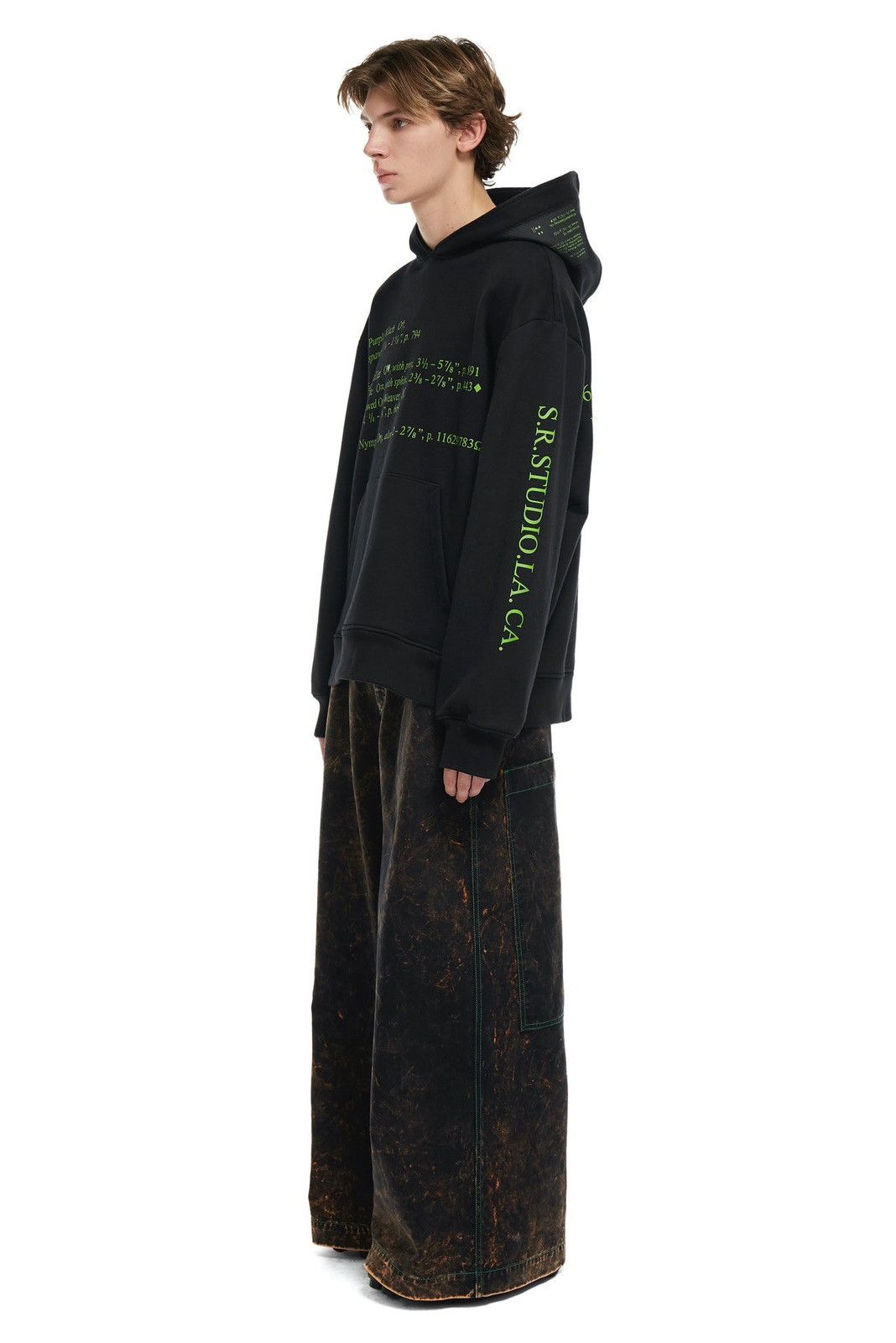 Sterling Ruby S. R. Studios Insect Index Oversized Hoodie Size US XS / EU 42 / 0 - 11 Thumbnail
