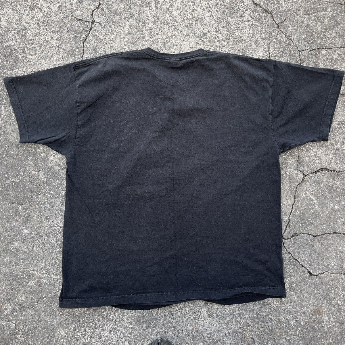 Cherokee × Vintage Vintage CHEROKEE Faded Black Blank Boxy Fit Shirt Size US XXL / EU 58 / 5 - 4 Thumbnail