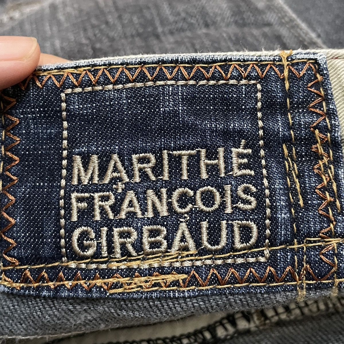 14th Addiction Rare Vintage Marithe Francois Girbaud Flared Jeans 1990s Size US 29 - 9 Thumbnail