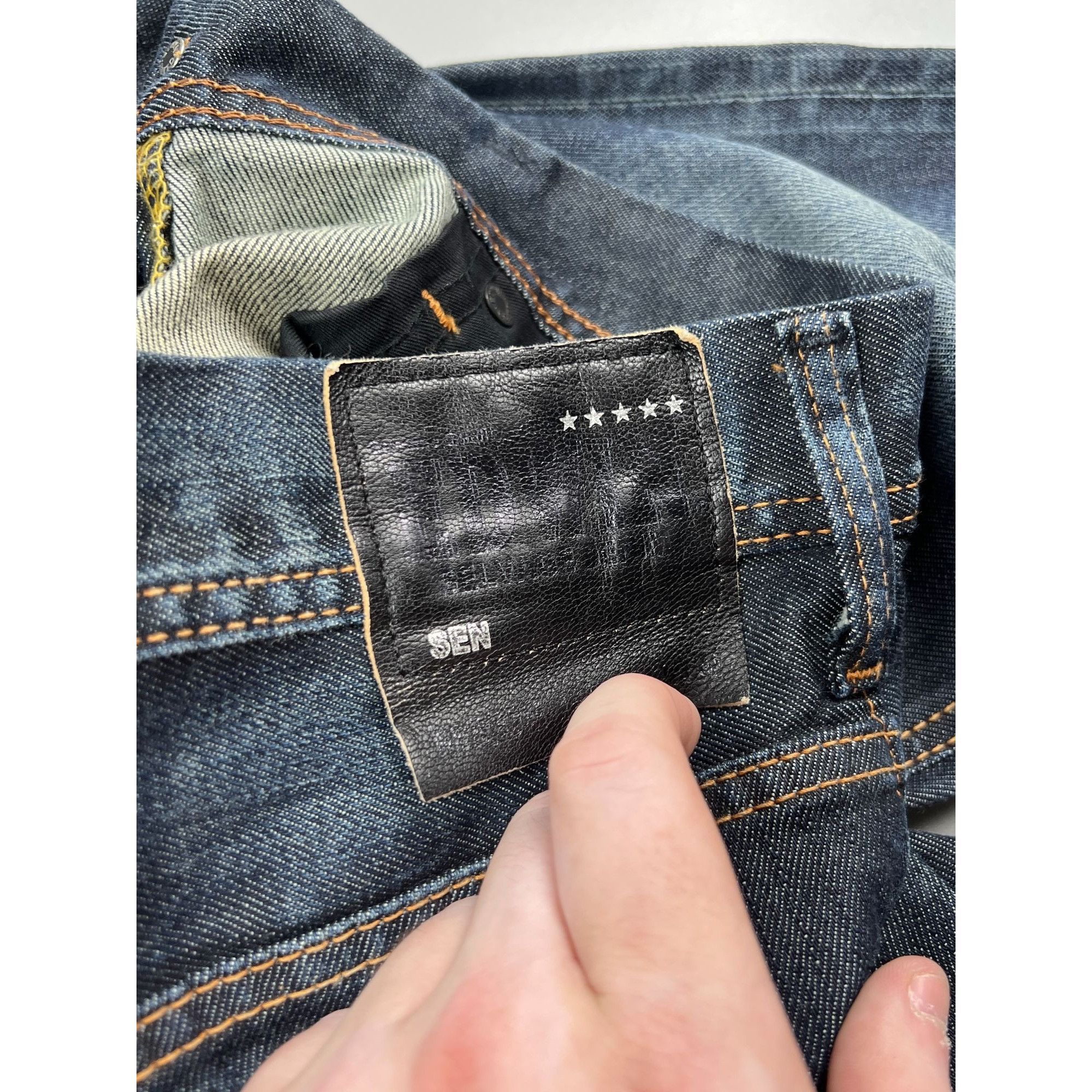 Edwin Edwin SK505S Made in Japan Raw Selvedge Denim Jeans (Y0967) Size US 31 - 13 Thumbnail