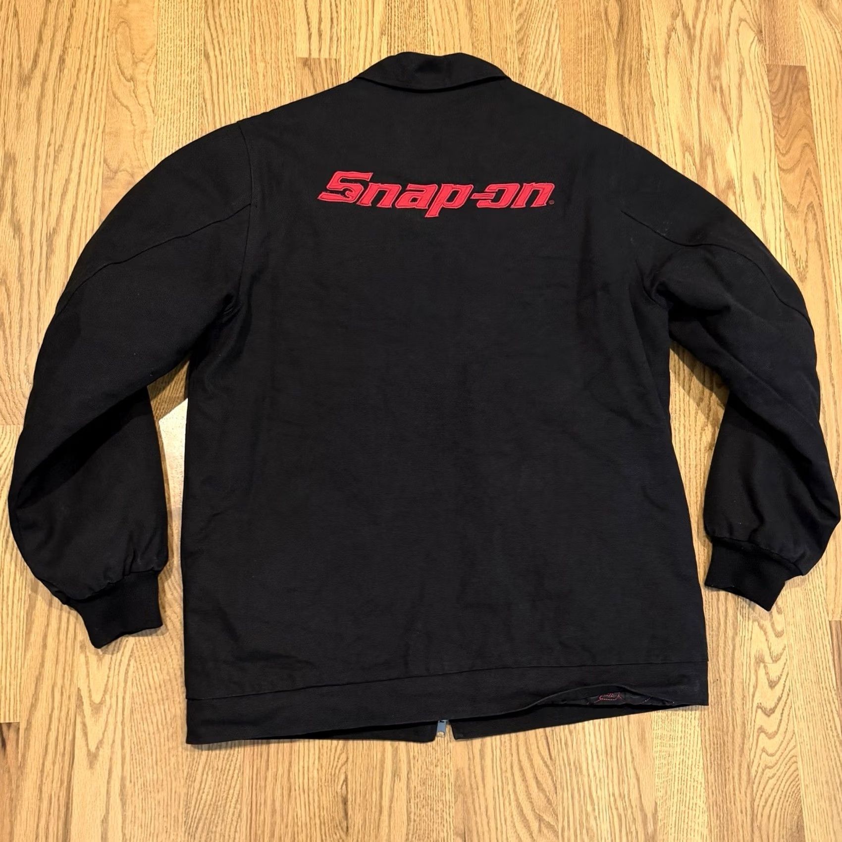 Vintage Dixxon Zip-Up Jacket Mens Large Quilt Lined Canvas Limited Edition Zip Pockets Embroidered Logo Black Canvas Work Jacket Hooded? Size US L / EU 52-54 / 3 - 3 Thumbnail