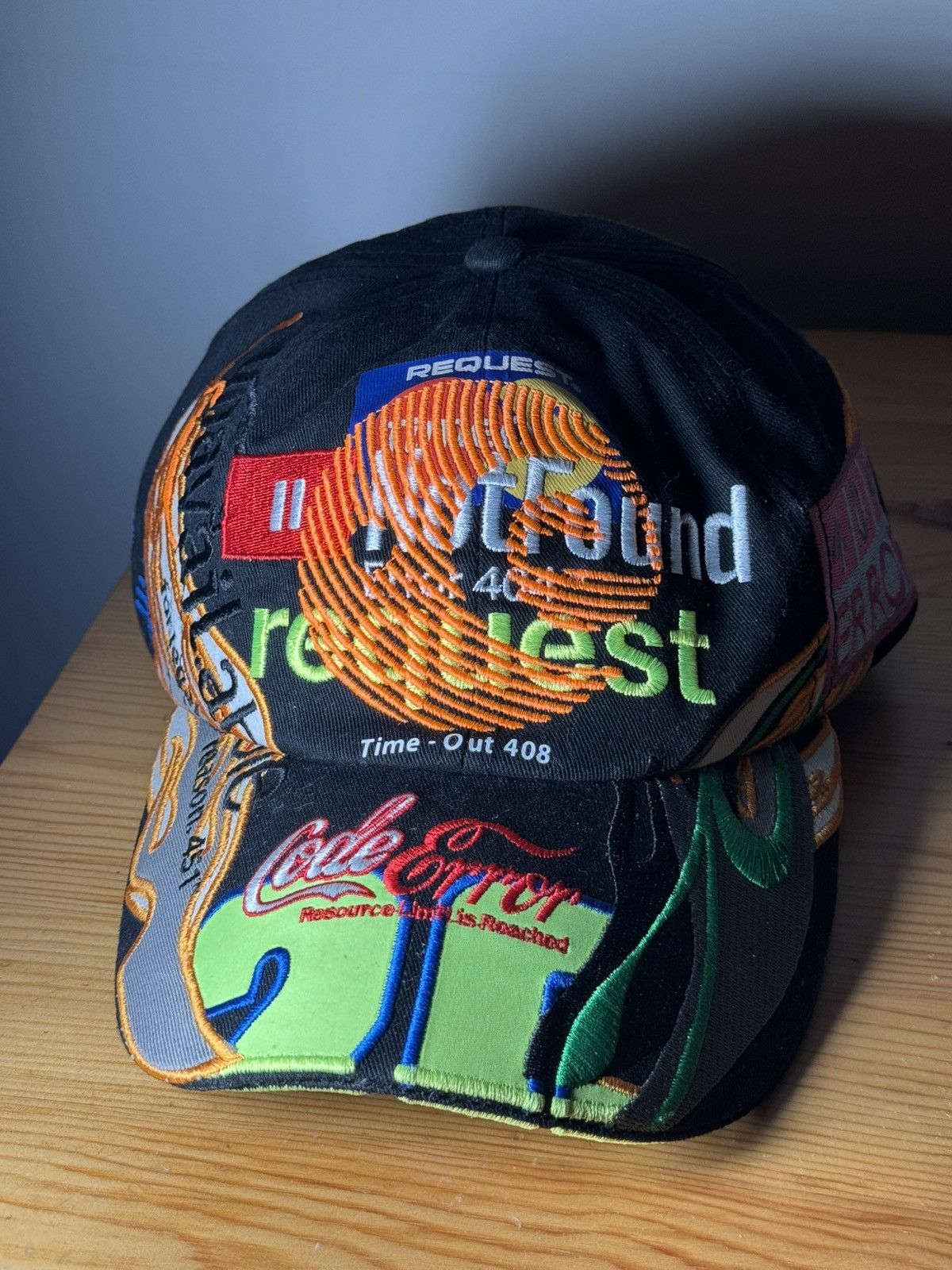 Vetements Vetements AW 19 Runway Error Embroidered Cap Size ONE SIZE - 2 Thumbnail