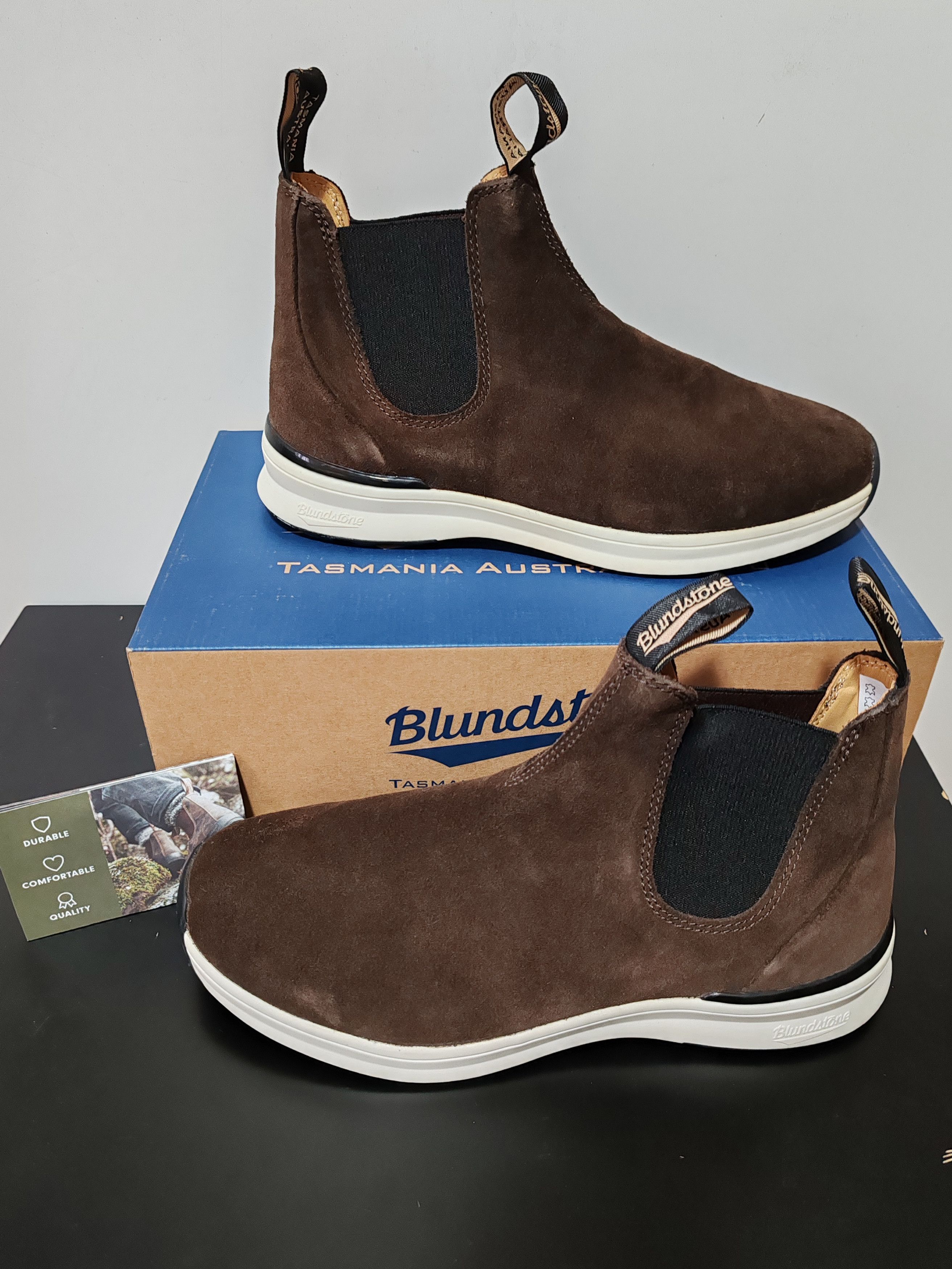 Blundstone Botte Blundstone Active Brown Leather #2334 Poudré Tg:43 Size US 10.5 / EU 43-44 - 1 Thumbnail