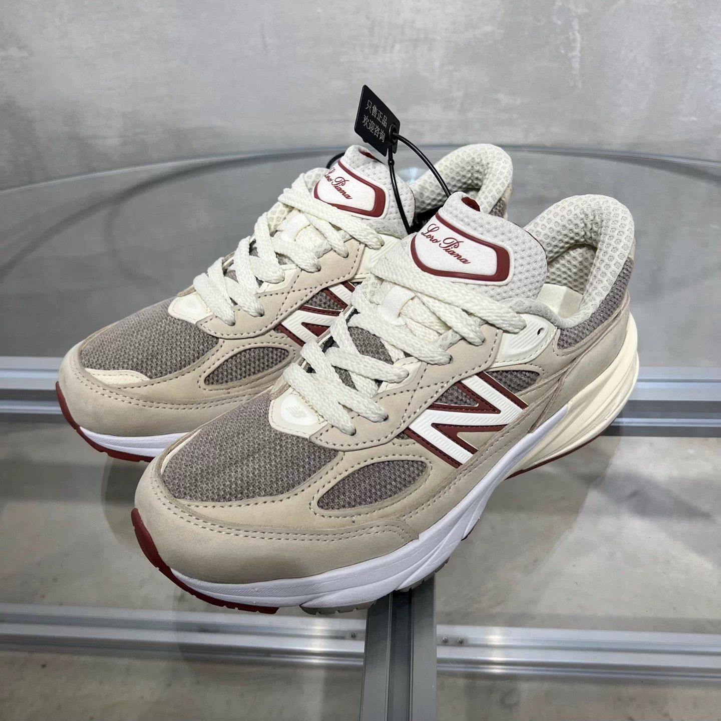 Loro Piana Loro Piana x New Balance NB 990 V6 Gray 37 Size US 6 / IT 36 - 2 Thumbnail
