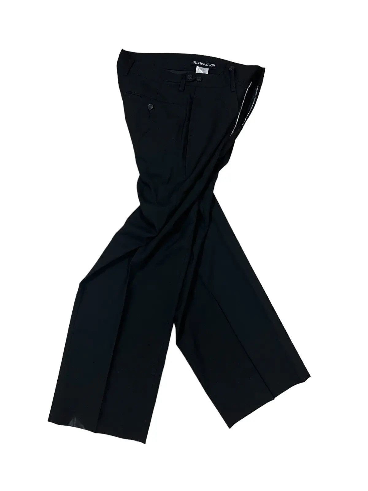 1980s Issey Miyake Men Side Button Gabardine Balloon Pants