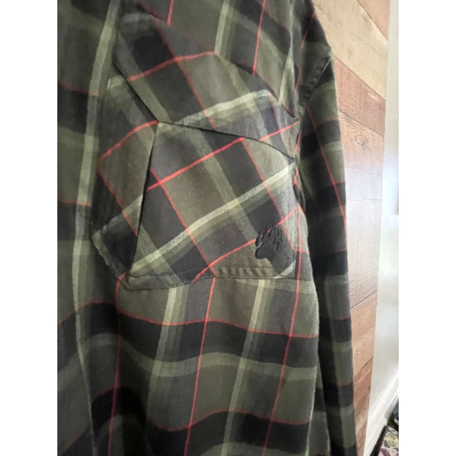 Vintage Alaskan Hardgear Mens Long-Sleeve Button-Front Shirt Plaid Size L Green Size US L / EU 52-54 / 3 - 2 Thumbnail