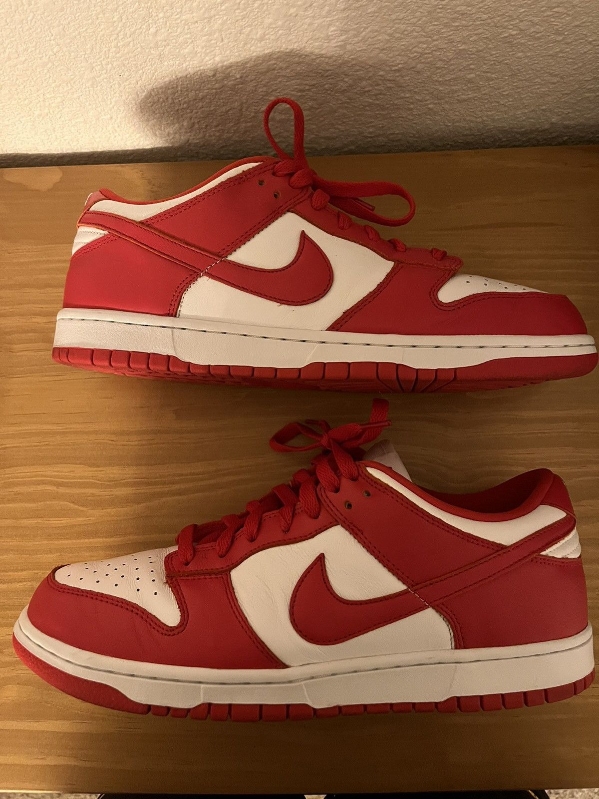 Nike Nike Dunk Low St. John’s Red White Size 10.5 Size US 10.5 / EU 43-44 - 2 Thumbnail