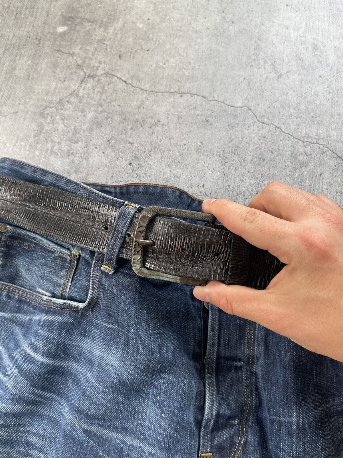 Affliction Japanese Brand Vintage y2k Replay Belt Size ONE SIZE - 4 Thumbnail