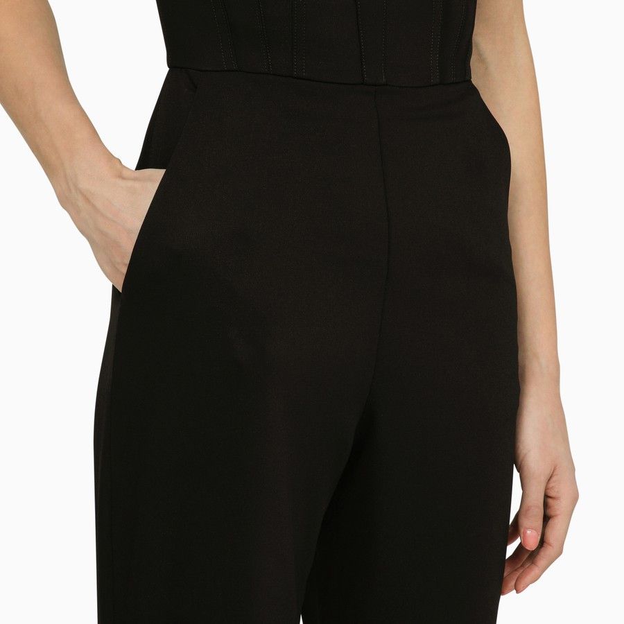 Balmain o1d2blof0824 Jumpsuits in Black Size 27" / US 4 / IT 40 - 4 Thumbnail