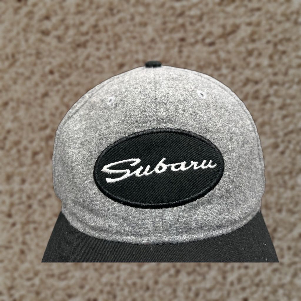 Vintage Subaru Hat Cap Snap Back Adult One Size Gray Black Cotton Blend Cars Outdoors Hat/Cap Size ONE SIZE - 1 Thumbnail