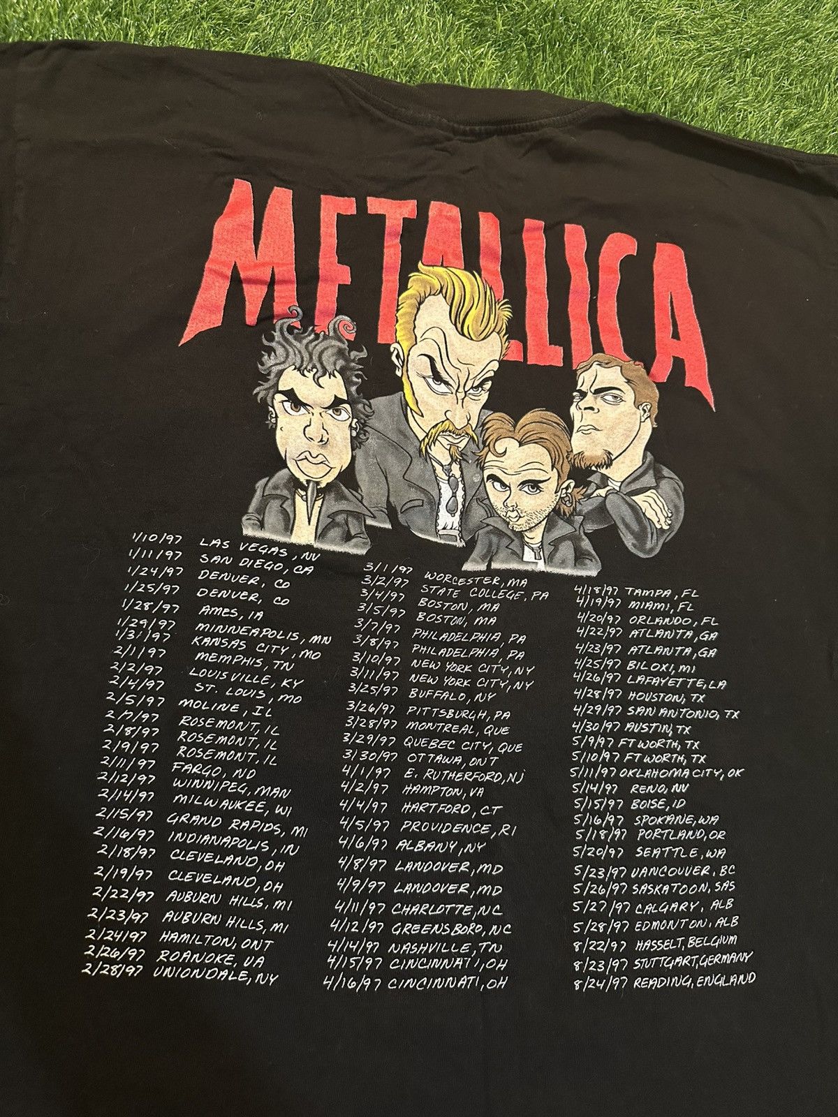 Metallica × Vintage RARE VINTAGE METALLICA CONCERT TOUR 1997 T-SHIRT 2- SIDED L Size US L / EU 52-54 / 3 - 4 Thumbnail