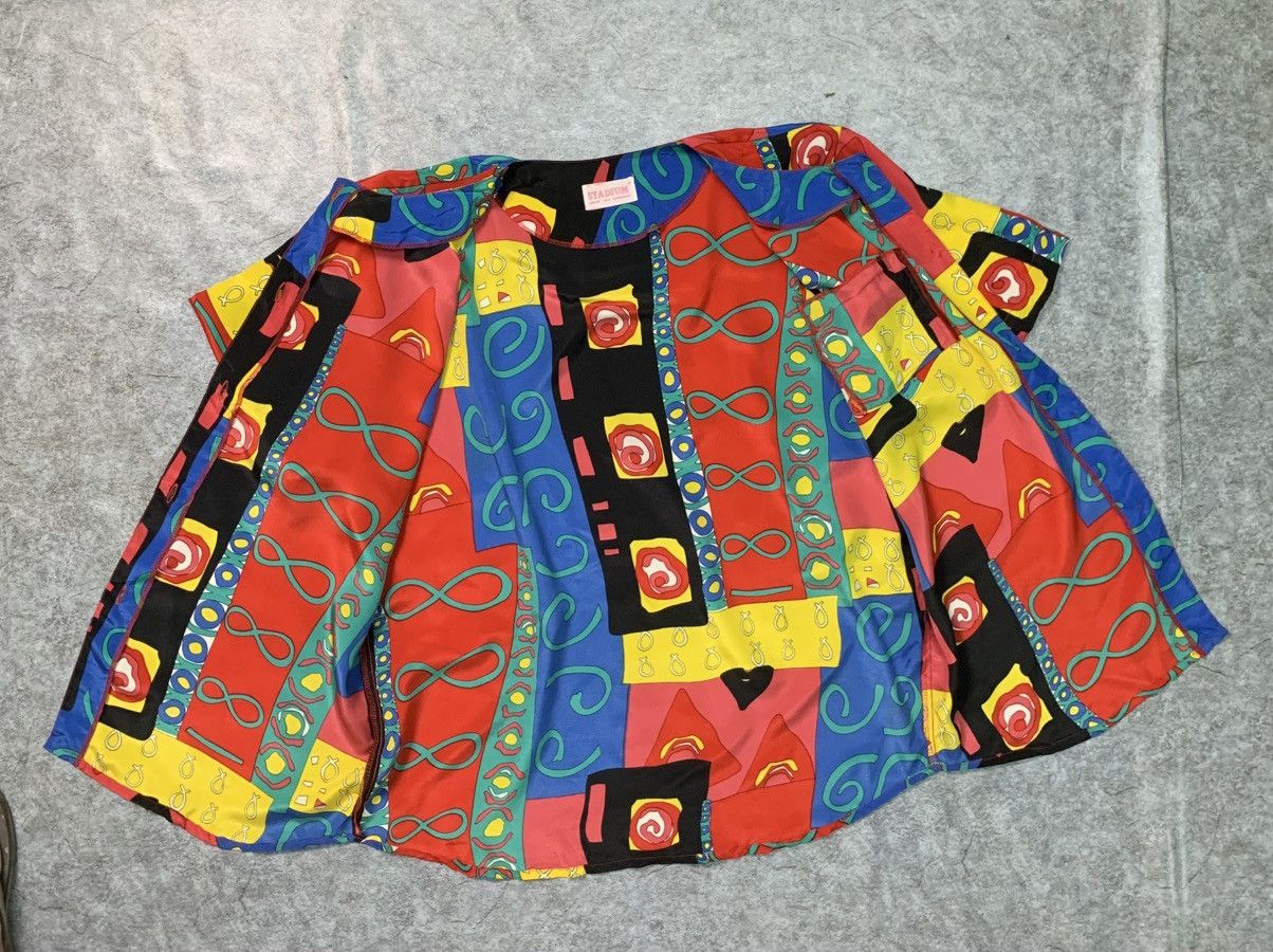 Stadium Goods Rare Design Vintage Stadium Short Sleeved Button Down Blouse Size L / US 10 / IT 46 - 3 Thumbnail