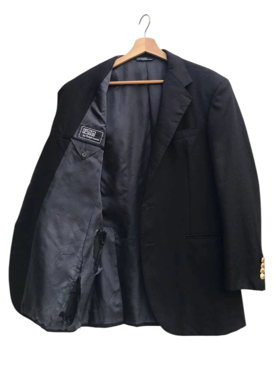 Polo Ralph Lauren Navy Polo Ralph Lauren Gold Tone Buttons Blazer Navy Size US M / EU 48-50 / 2 - 3 Thumbnail