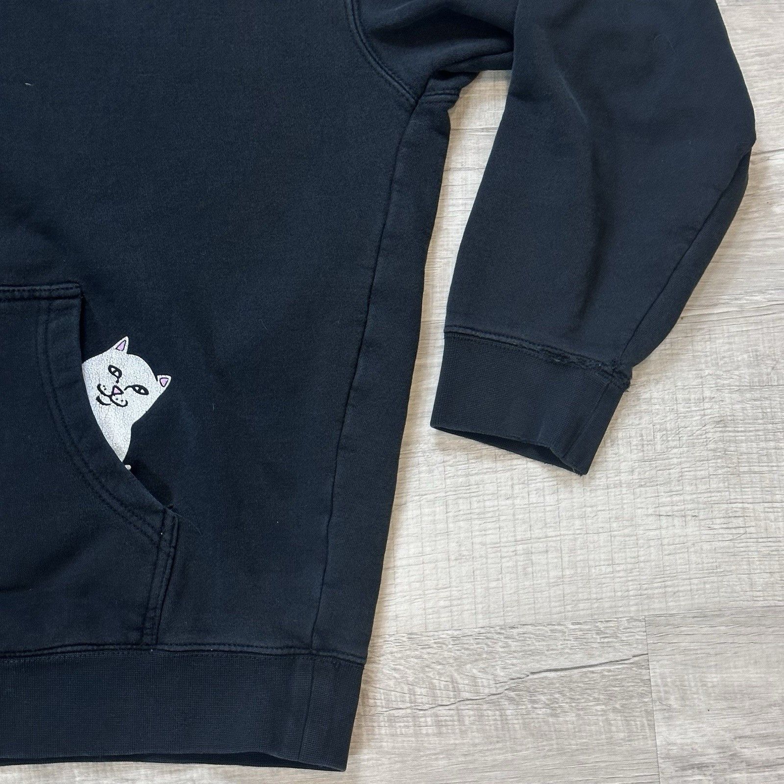 RIPNDIP RipNDip Cat Hoodie Medium Black Pullover Graphic Streetwear Size US M / EU 48-50 / 2 - 3 Thumbnail