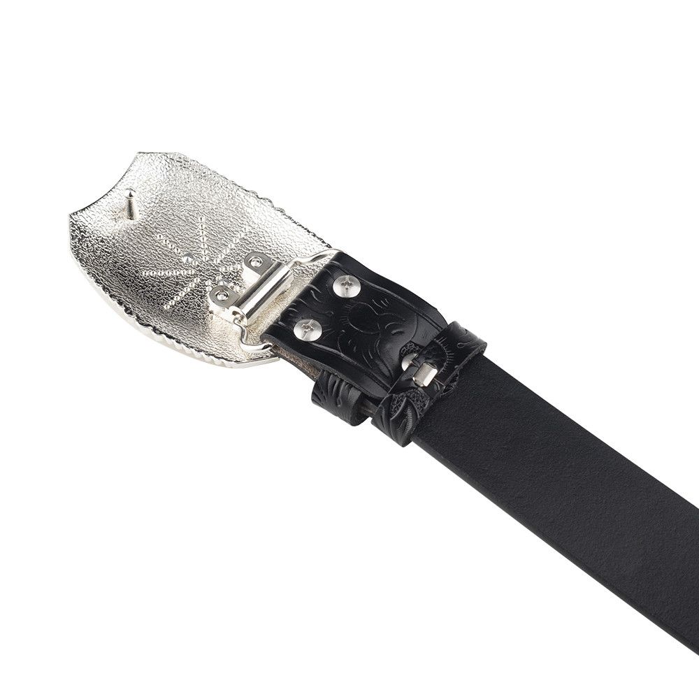 Designer Punk Vintage Belt Riveted Belts Menswear Accessories Size ONE SIZE - 4 Thumbnail