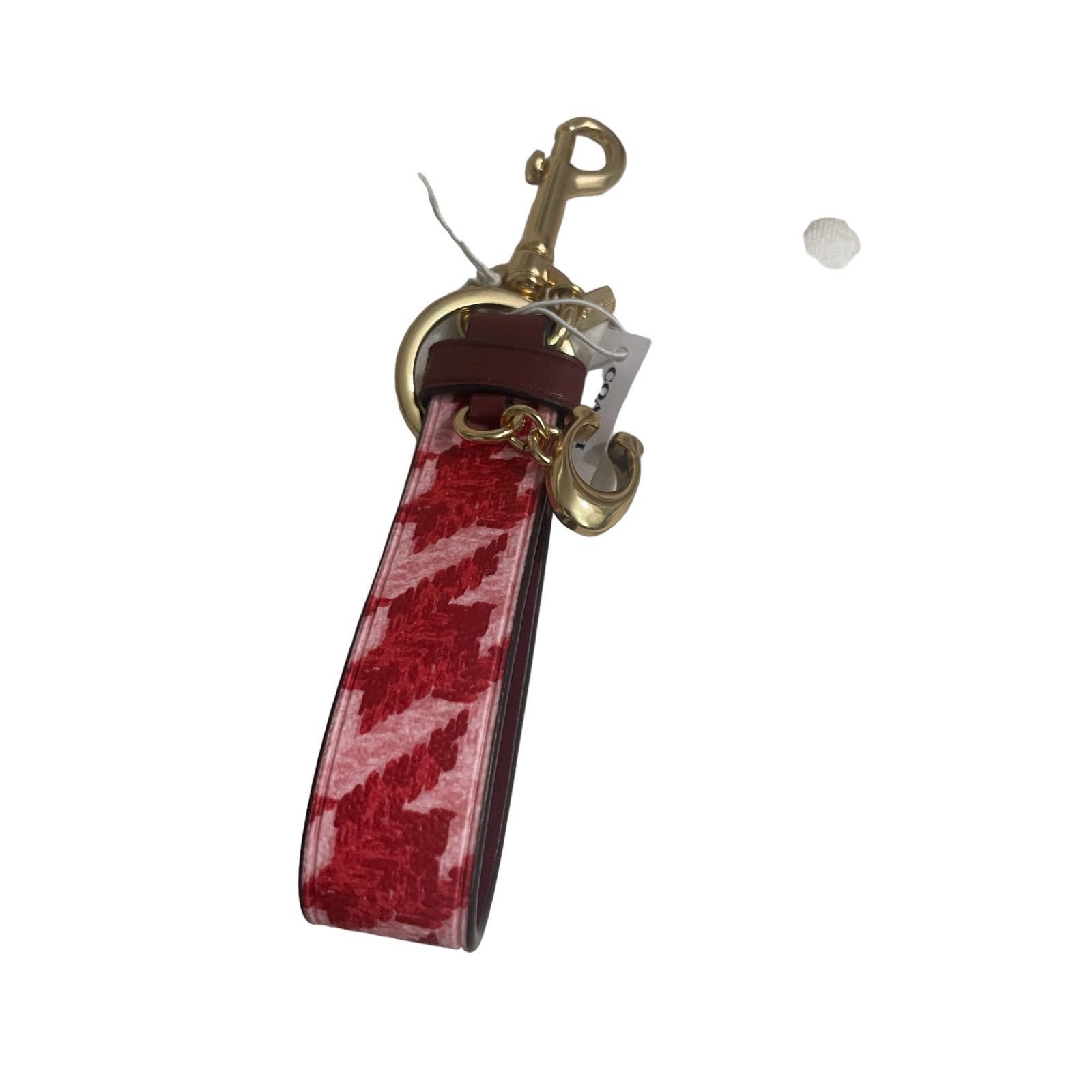 Coach Coach Houndstooth print Loop bag charm key chain Size ONE SIZE - 7 Thumbnail