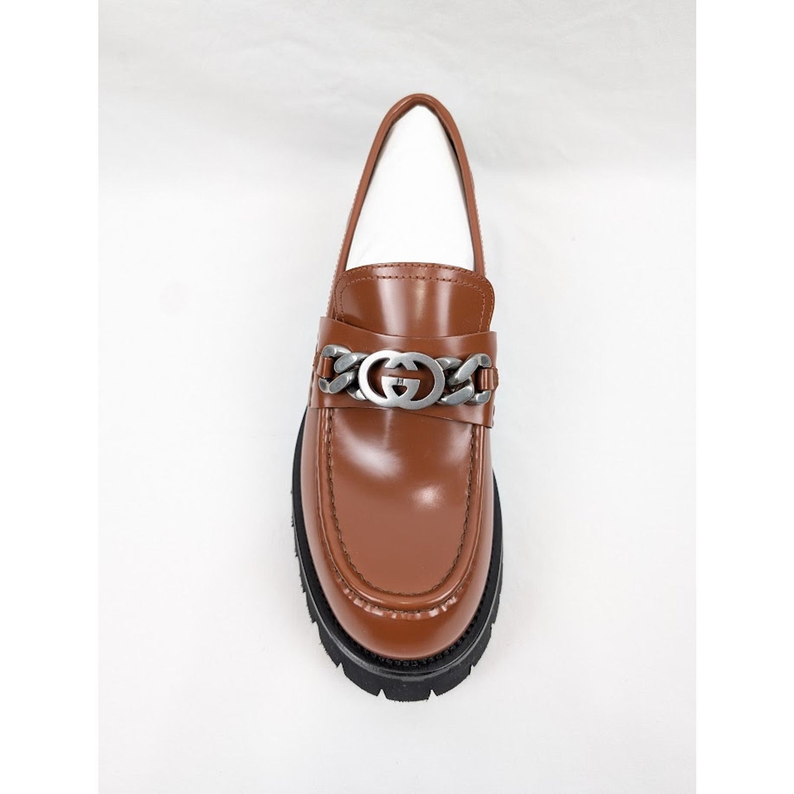 Gucci o1rshd1 Cordovan Lux Loafers in Rust Size US 12.5 / EU 45-46 - 7 Thumbnail