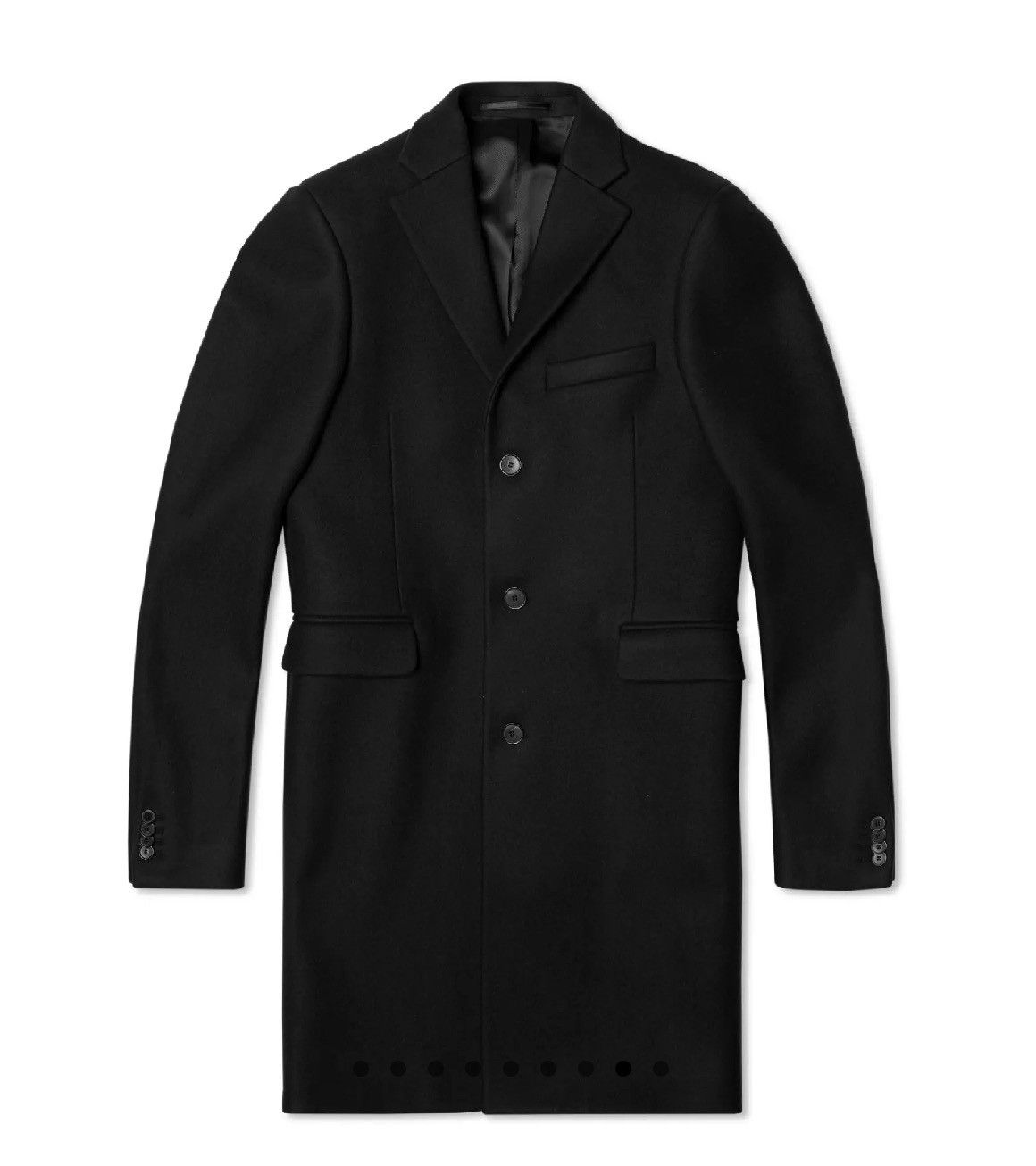 Acne Studios Acne Studios Garret Overcoat BLK Size EU48 Size US M / EU 48-50 / 2 - 2 Thumbnail