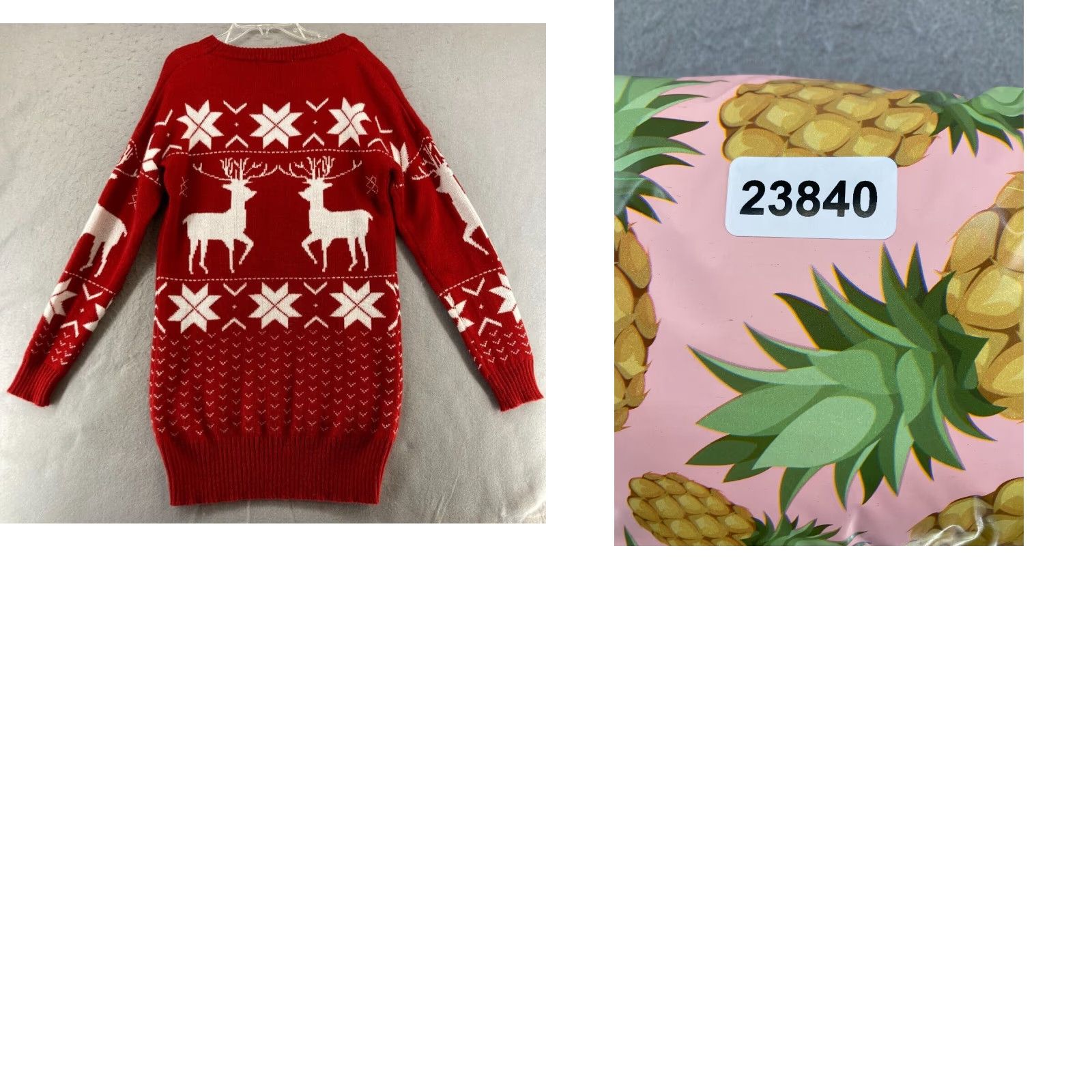 Vintage Zanzea Christmas Sweater Dress Womens M Red Reindeer Fair Isle Knit Tunic Long Sleeve Round Neck Winter Holiday Casual Party/Cocktail Christmas Size M / US 6-8 / IT 42-44 - 8 Thumbnail