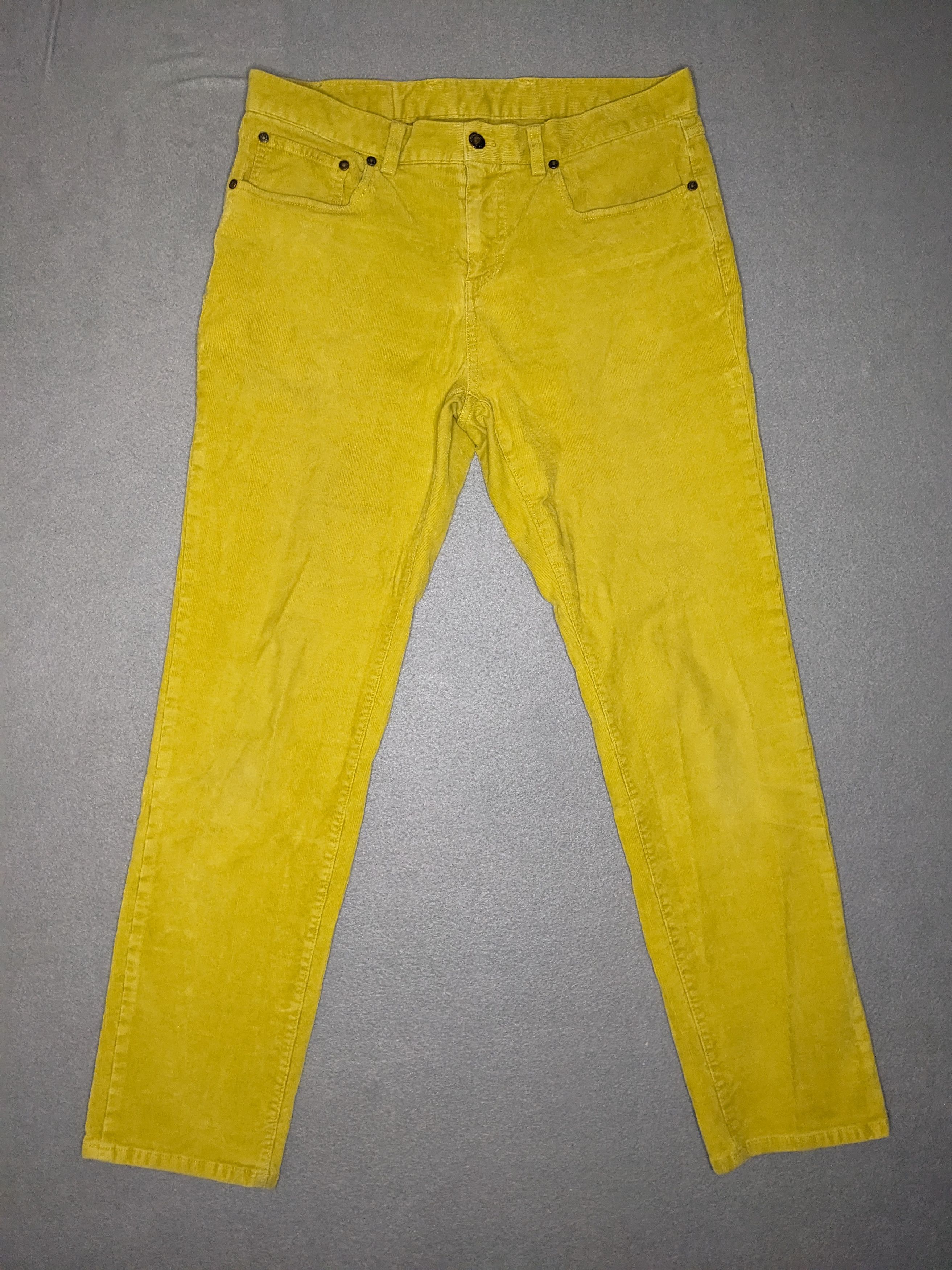 Brooks Brothers Brooks Brothers Mens Corduroy Pants 34x29 Mustard Straight Size US 34 / EU 50 - 1 Thumbnail