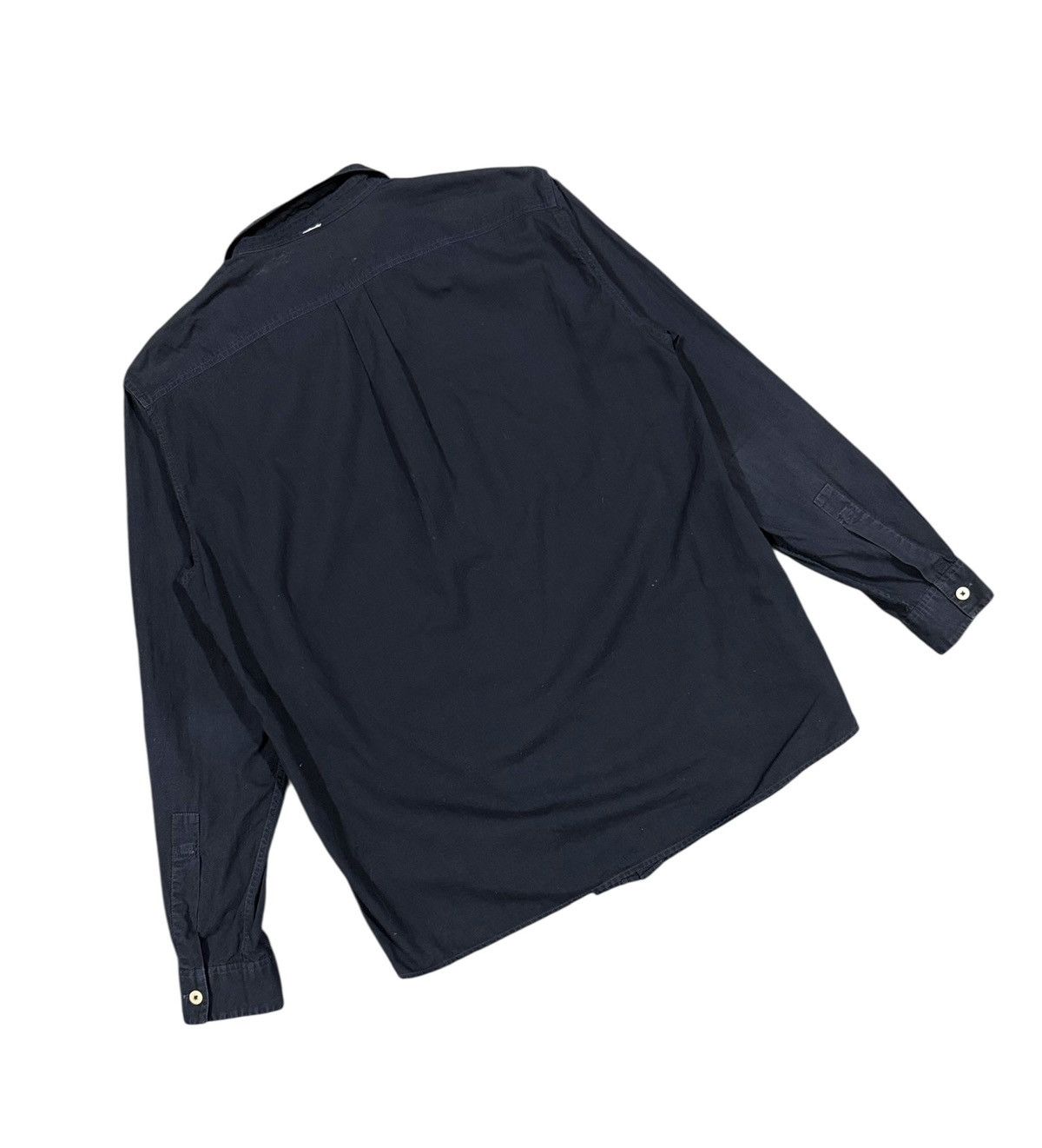 Margaret Howell MHL Margaret Howell Navy Blue Cotton Button Ups Shirt Size US S / EU 44-46 / 1 - 13 Thumbnail